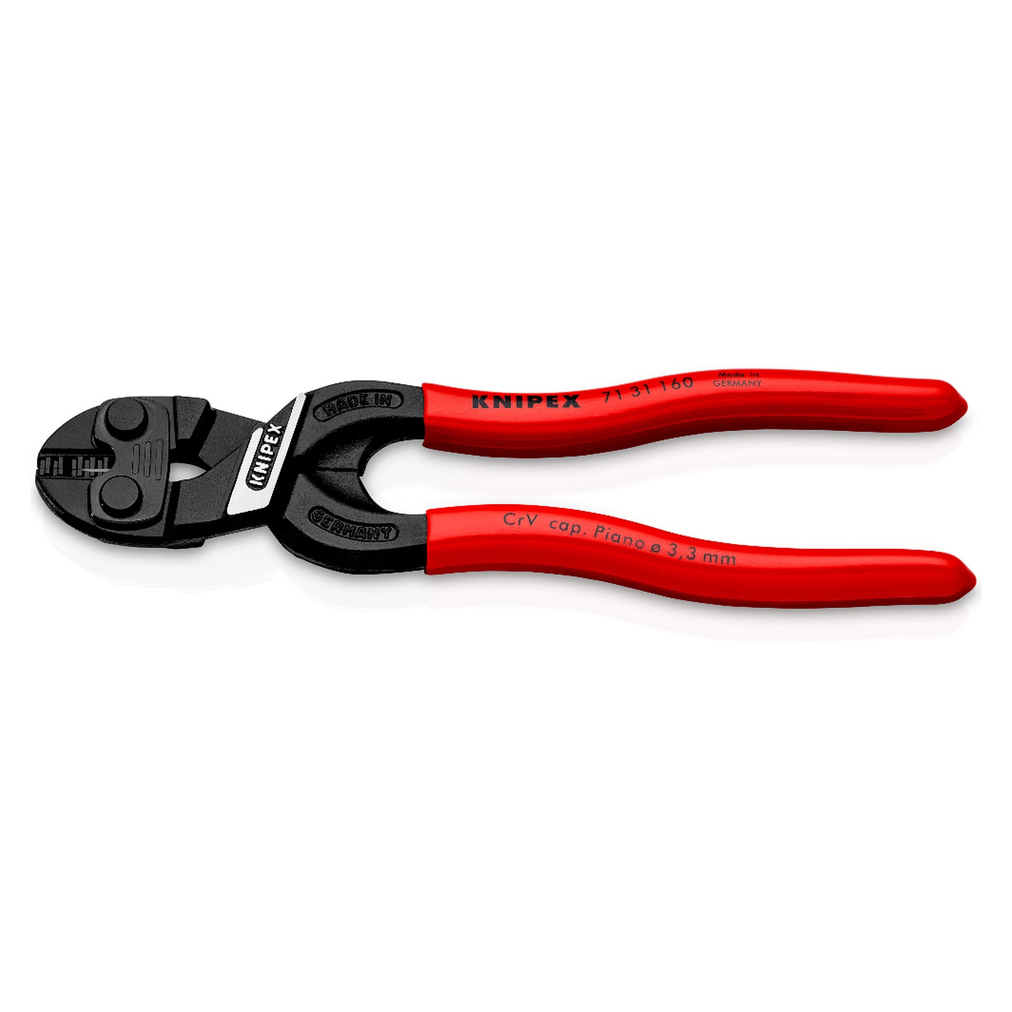 Coupe-boulons compact CoBolt S avec évidement, fil dur Ø 3,6 mm, 160 mm