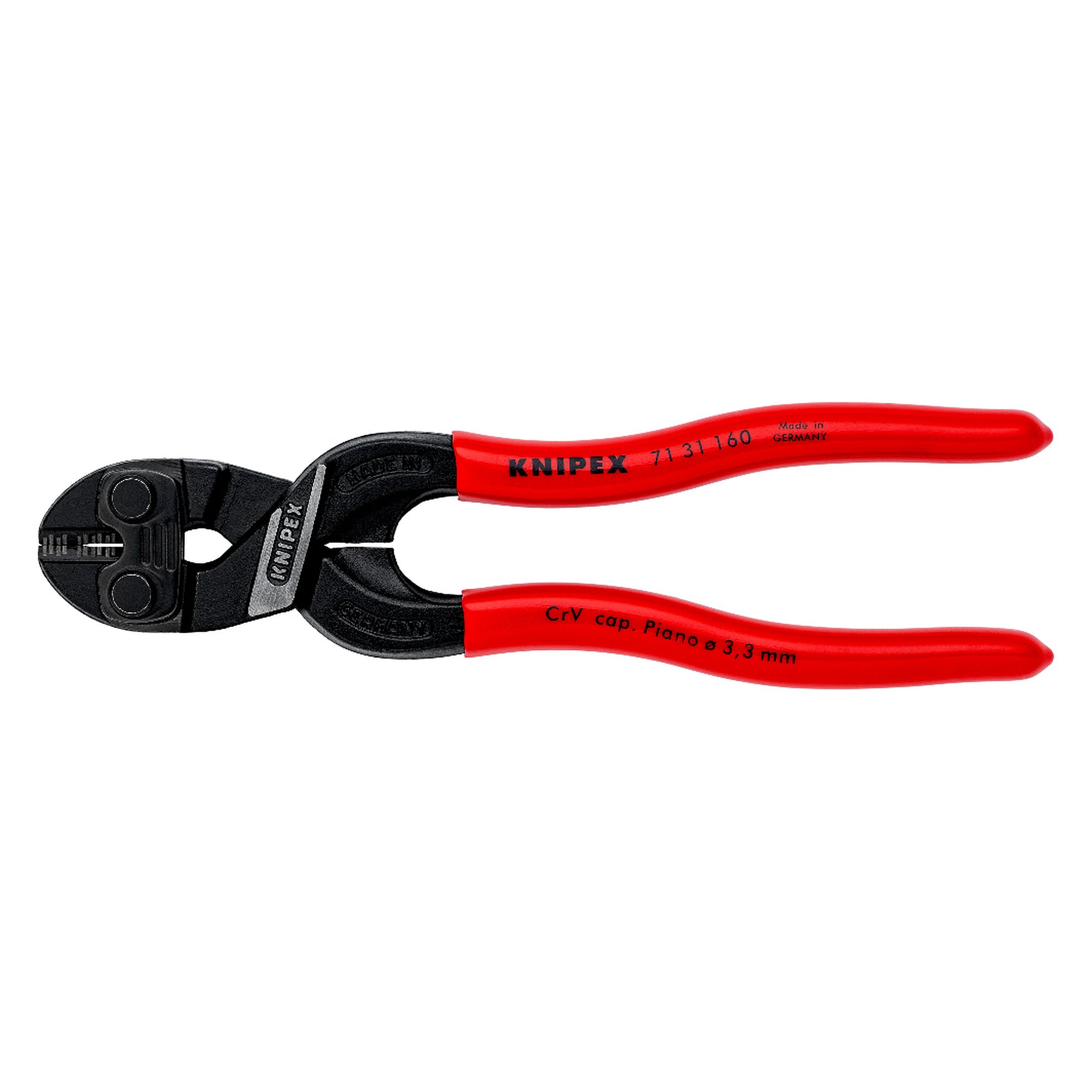 Coupe-boulons compact CoBolt S avec évidement, fil dur Ø 3,6 mm, 160 mm