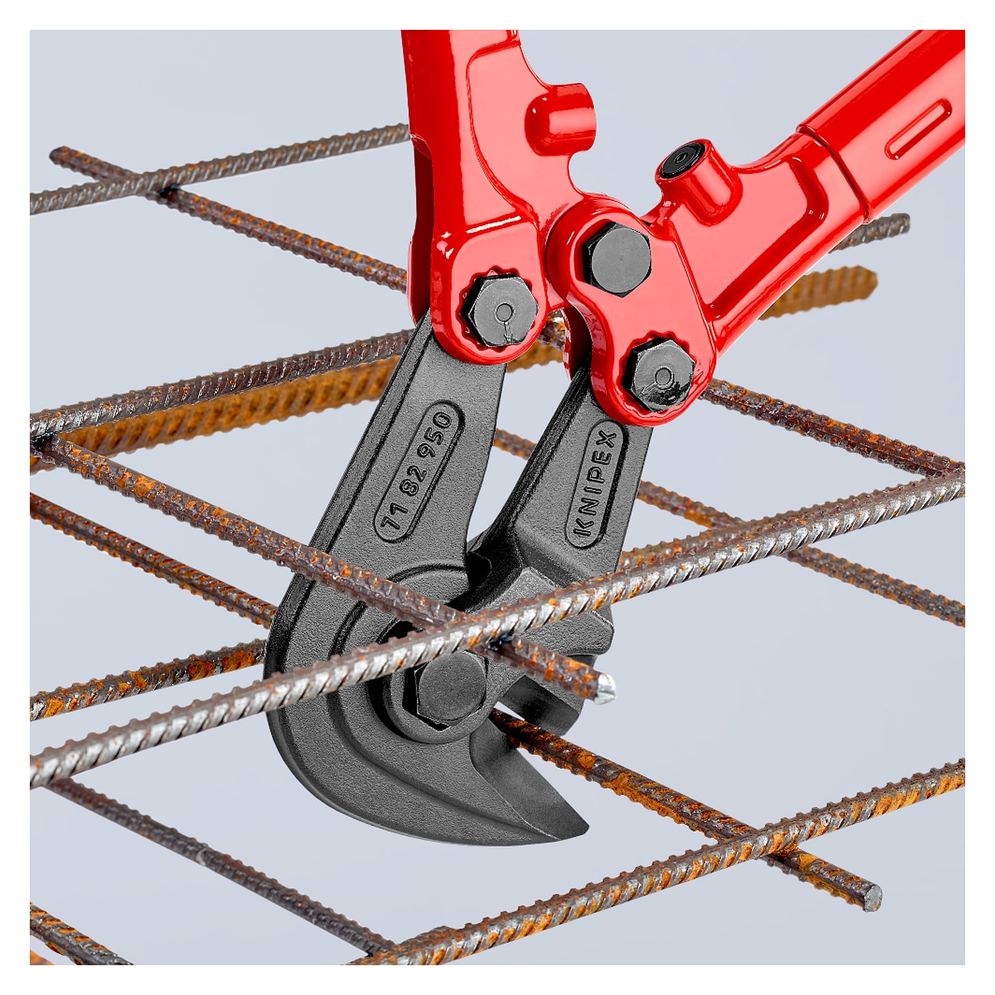 Mattenschneider für Baustahlmatten bis 48 HRC, Ø 6 mm, auswechselbarer Messerkopf, 950 mm