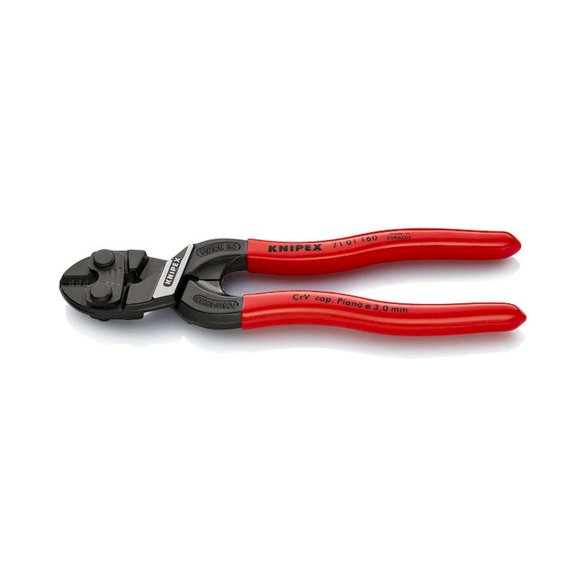 Knipex 71 01 160. CoBolt S Kompakt-Bolzenschneider, schwarz atramentiert, 160 mm