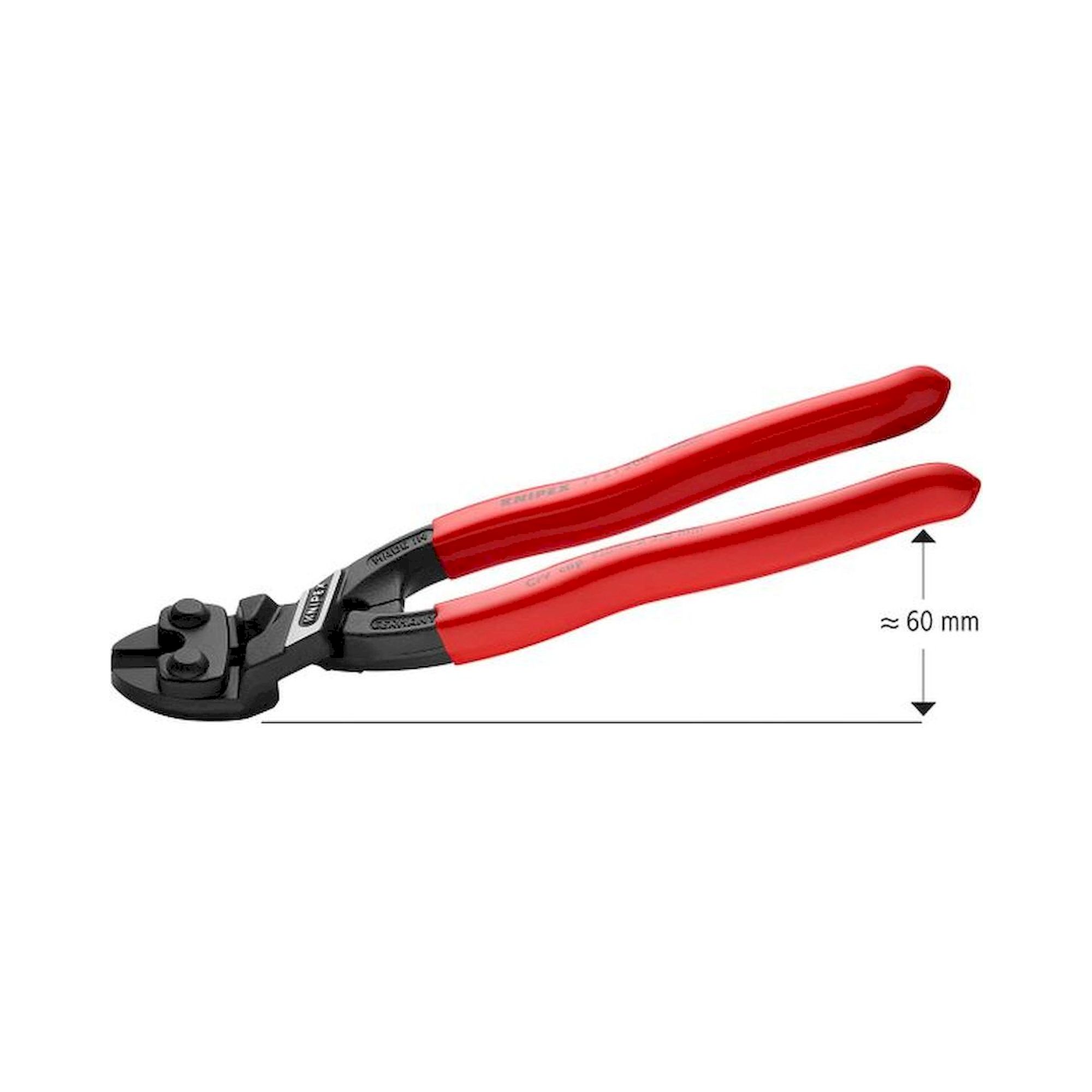 Knipex 71 21 200. CoBolt compact bolt cutter, black atramentized, 200 mm