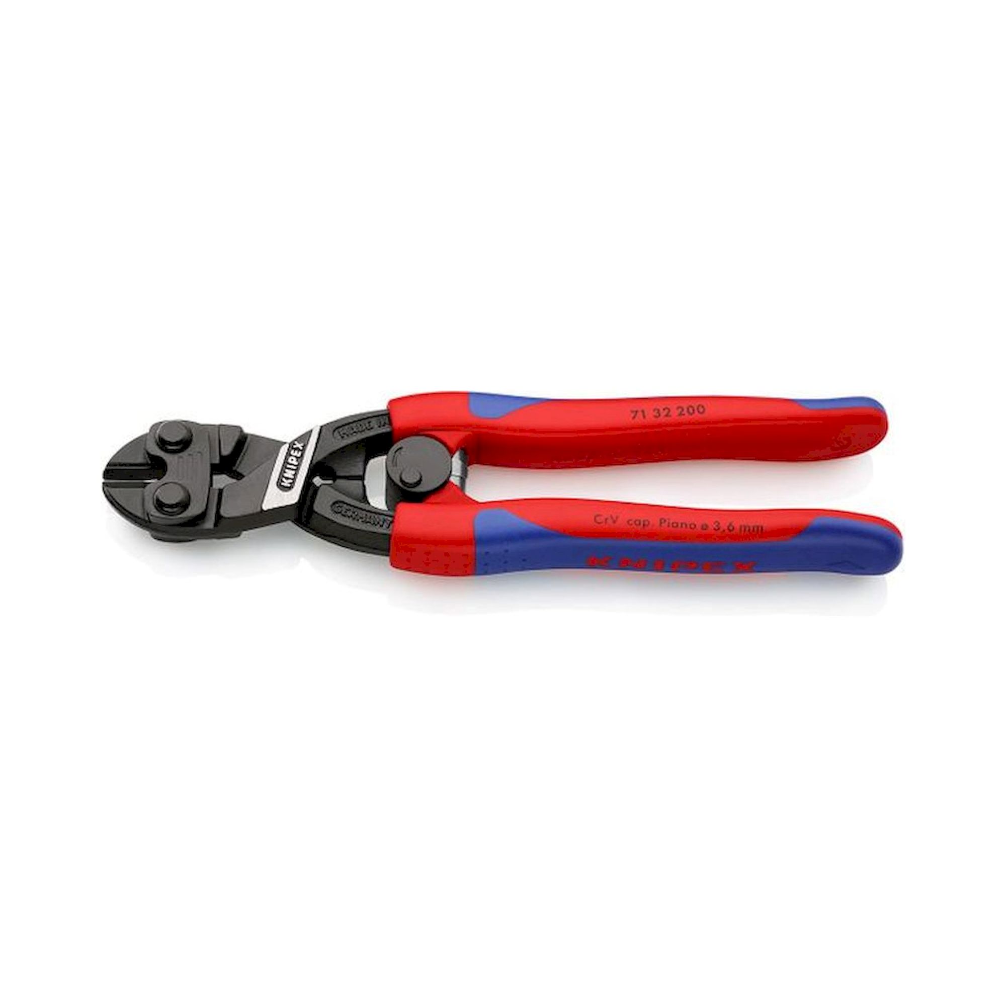 Knipex 71 32 200. CoBolt compact bolt cutter, black atramentized, 200 mm