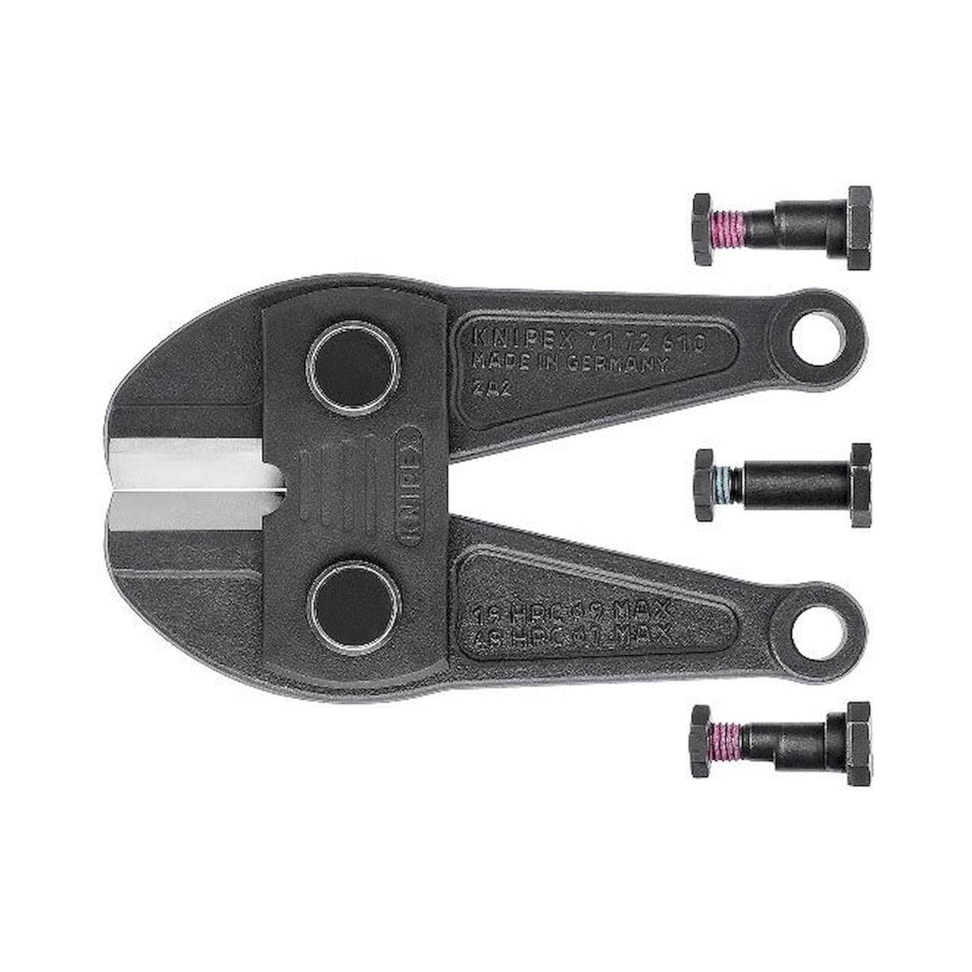 KNIPEX 71 79 610. Replacement cutter head for 71 72 610 complete with screws.