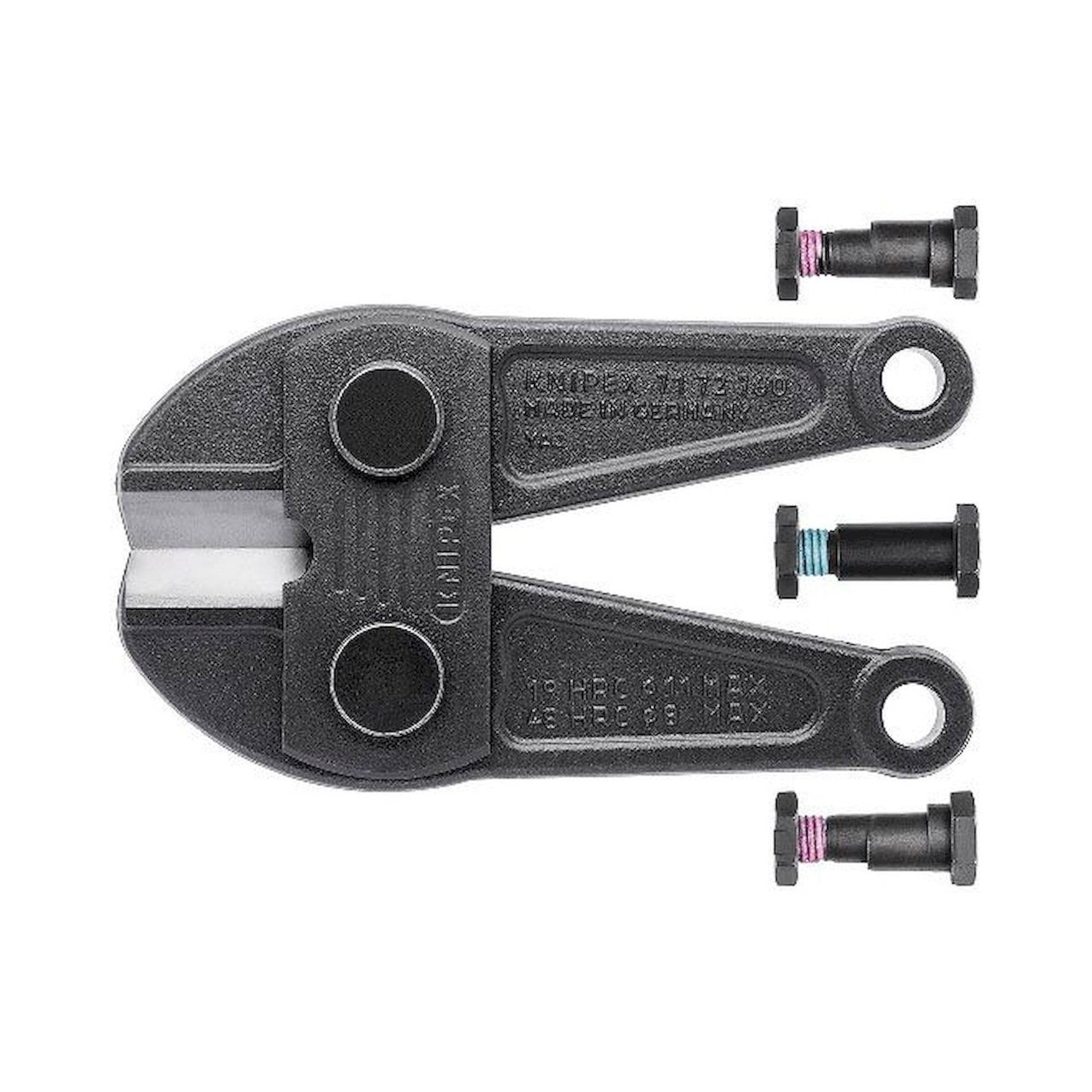 Knipex 71 79 760. Replacement cutterhead for 71 72 760 complete with screws.