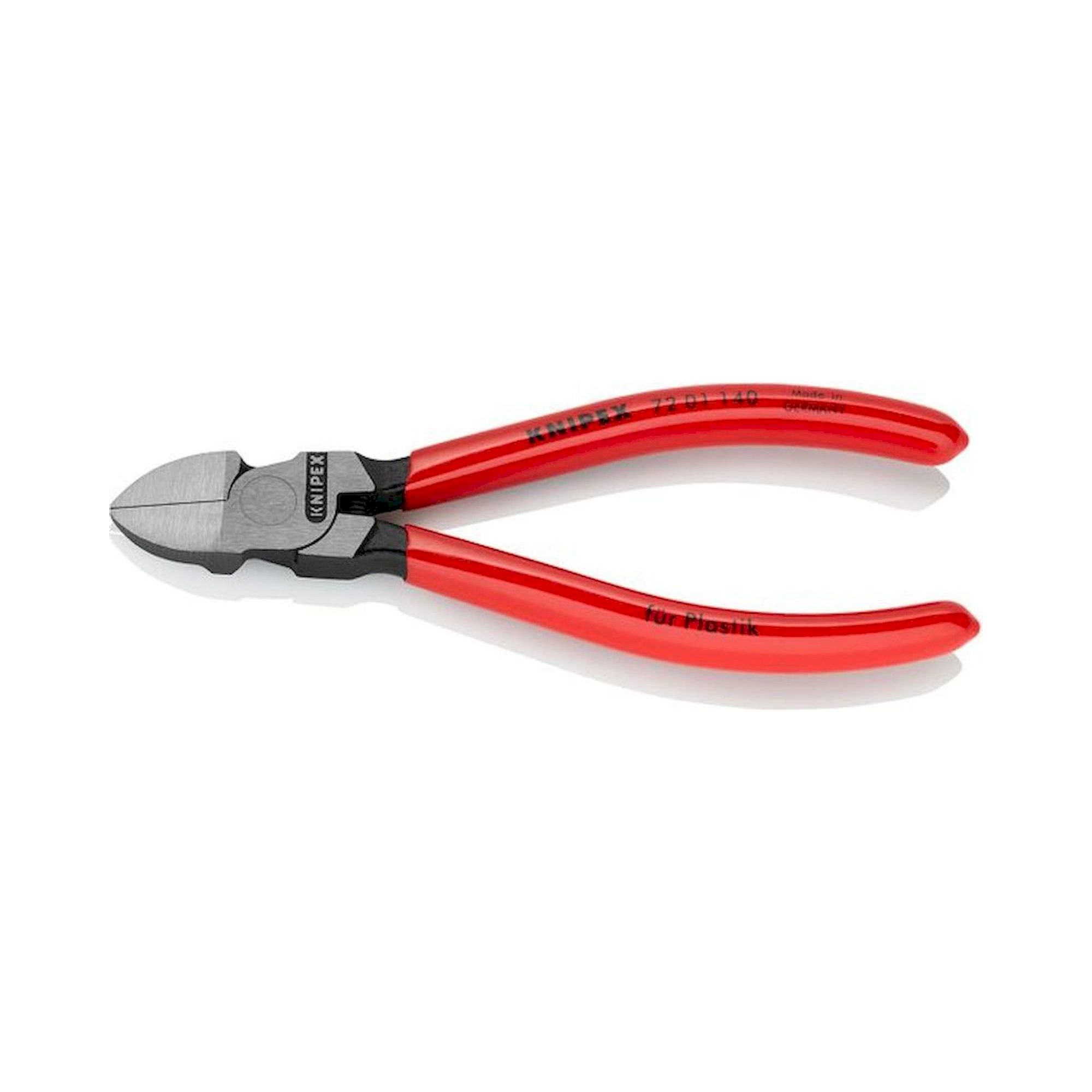 Knipex 72 01 140. Seitenschneider für Kunststoff, 140 mm