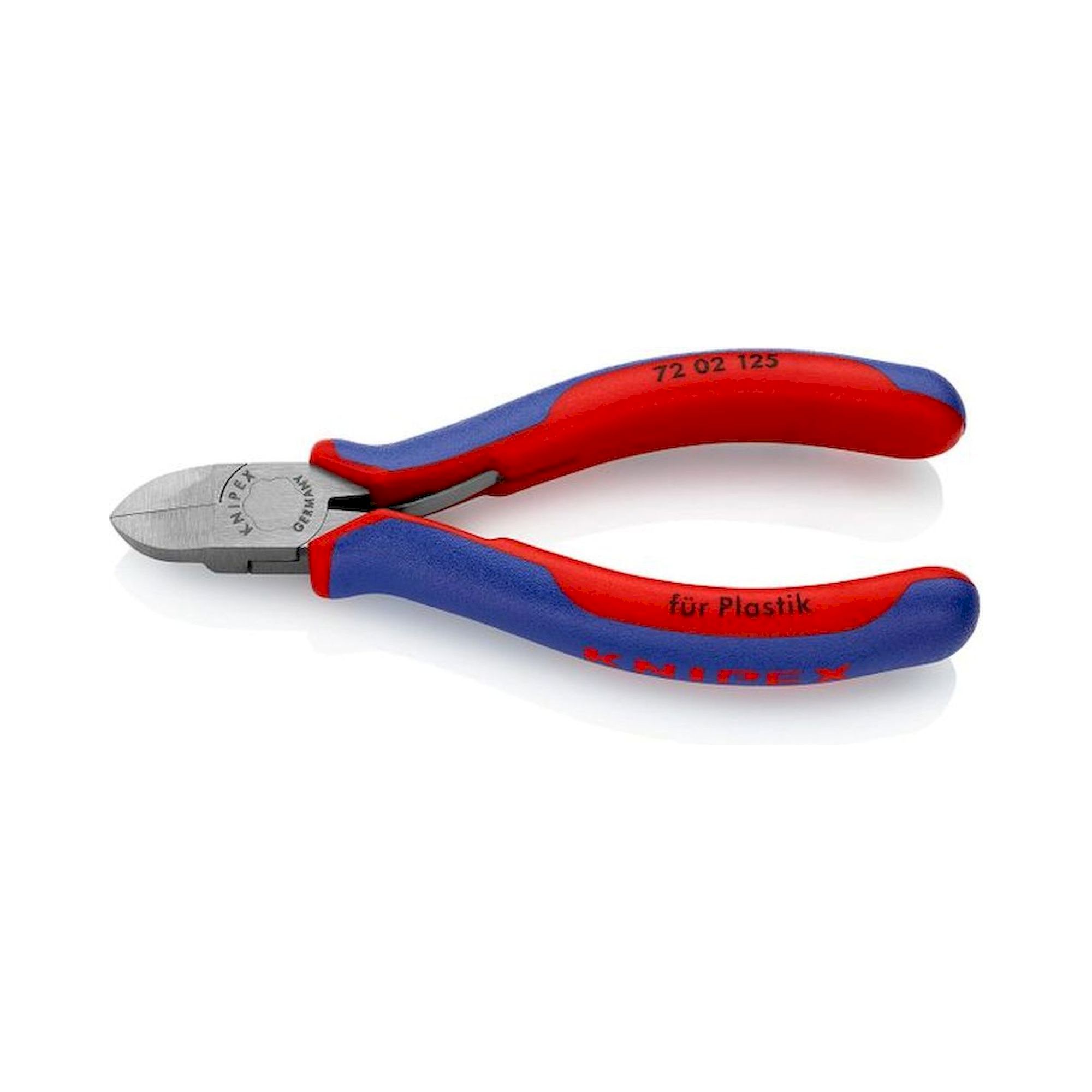 Knipex 72 02 125. Side cutter for plastic, 125 mm