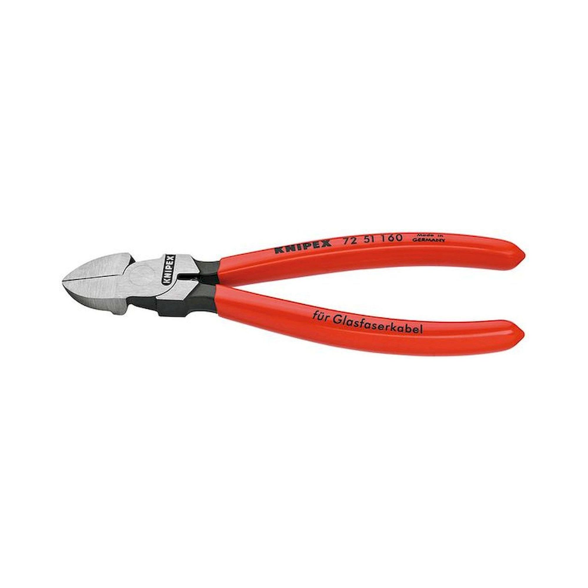Knipex 72 51 160. Seitenschneider, für Lichtwellenleiter (Glasfaserkabel)