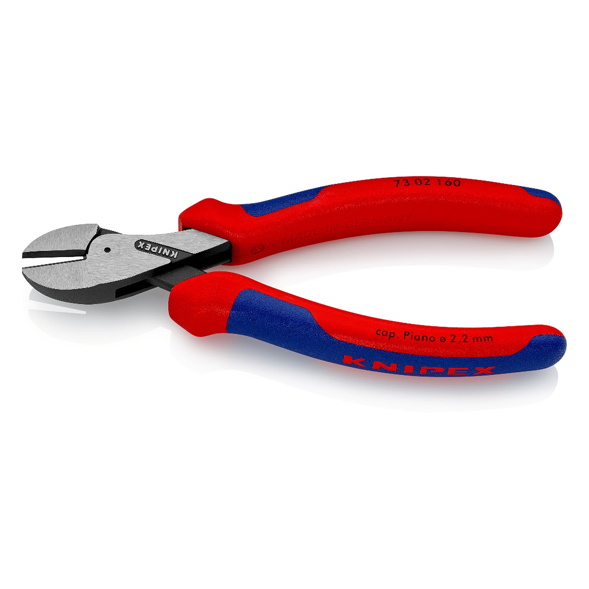 X-Cut compact diagonal cutter with high leverage, hard wire 2.7 mm dia., 160 mm
