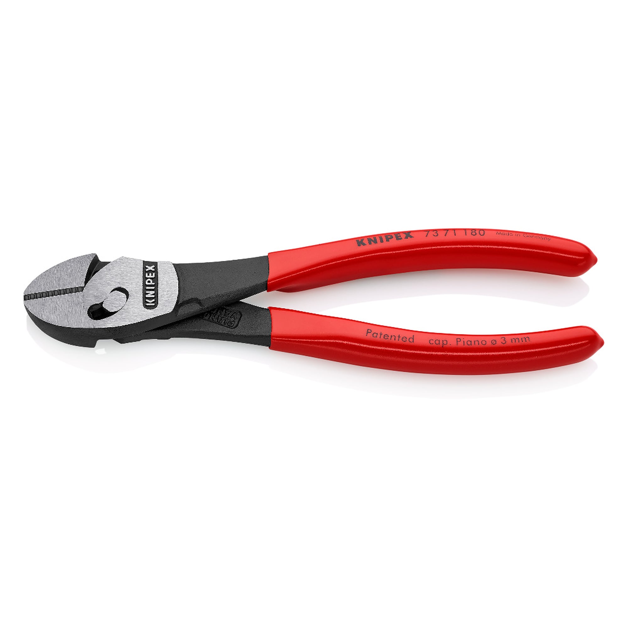 TwinForce® Hochleistungs-Seitenschneider mit Doppelgelenk, harter Draht bis Ø 3,2 mm, 180 mm