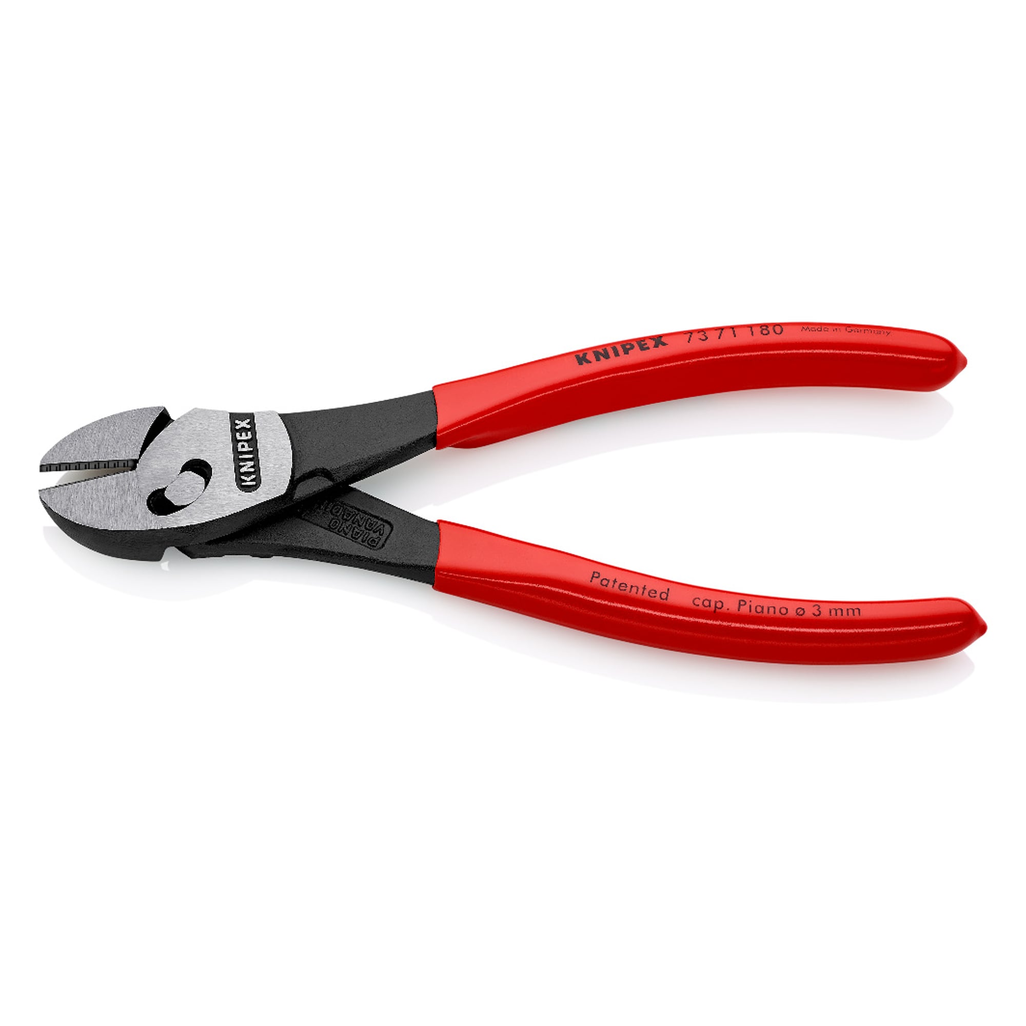 TwinForce® Hochleistungs-Seitenschneider mit Doppelgelenk, harter Draht bis Ø 3,2 mm, 180 mm