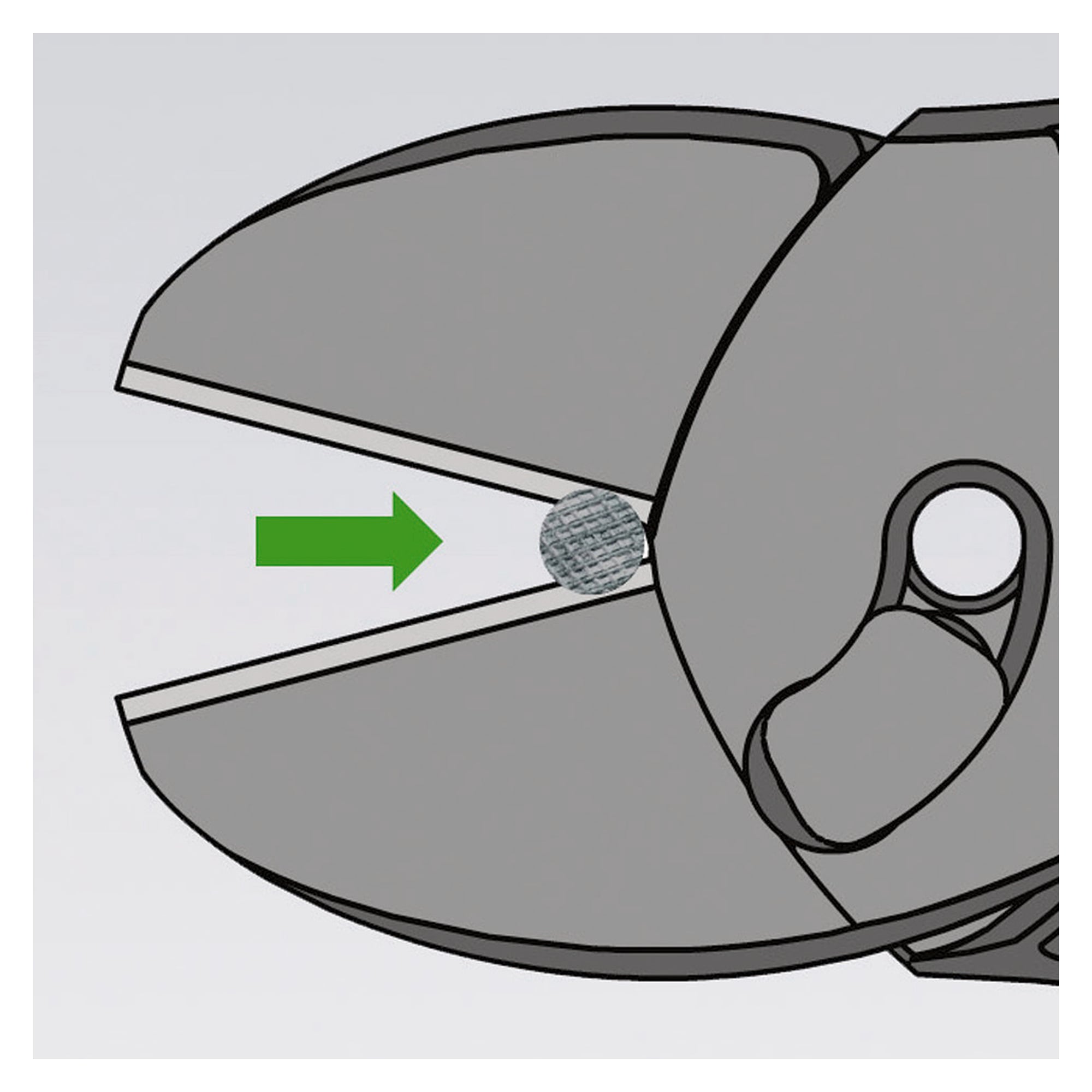 TwinForce® Hochleistungs-Seitenschneider mit Doppelgelenk, harter Draht bis Ø 3,2 mm, 180 mm