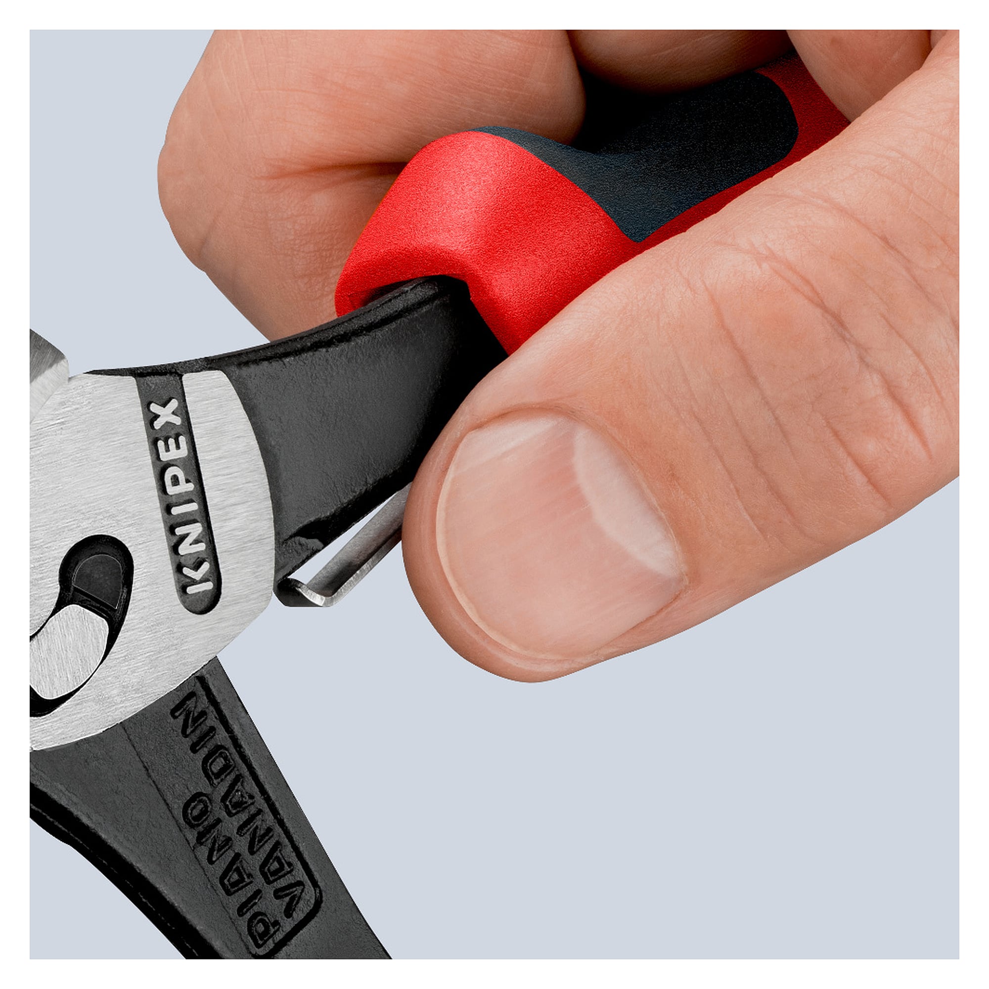 TwinForce high performance diagonal cutter with opening spring and comfort handles, 180 mm