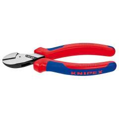 Knipex 73 02 160. X-Cut compact side cutter with high gear ratio, black atramentized, 160 mm