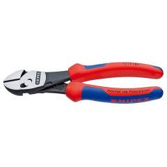 Knipex 73 72 180. TwinForce high-performance side cutter, black atramentized, 180 mm