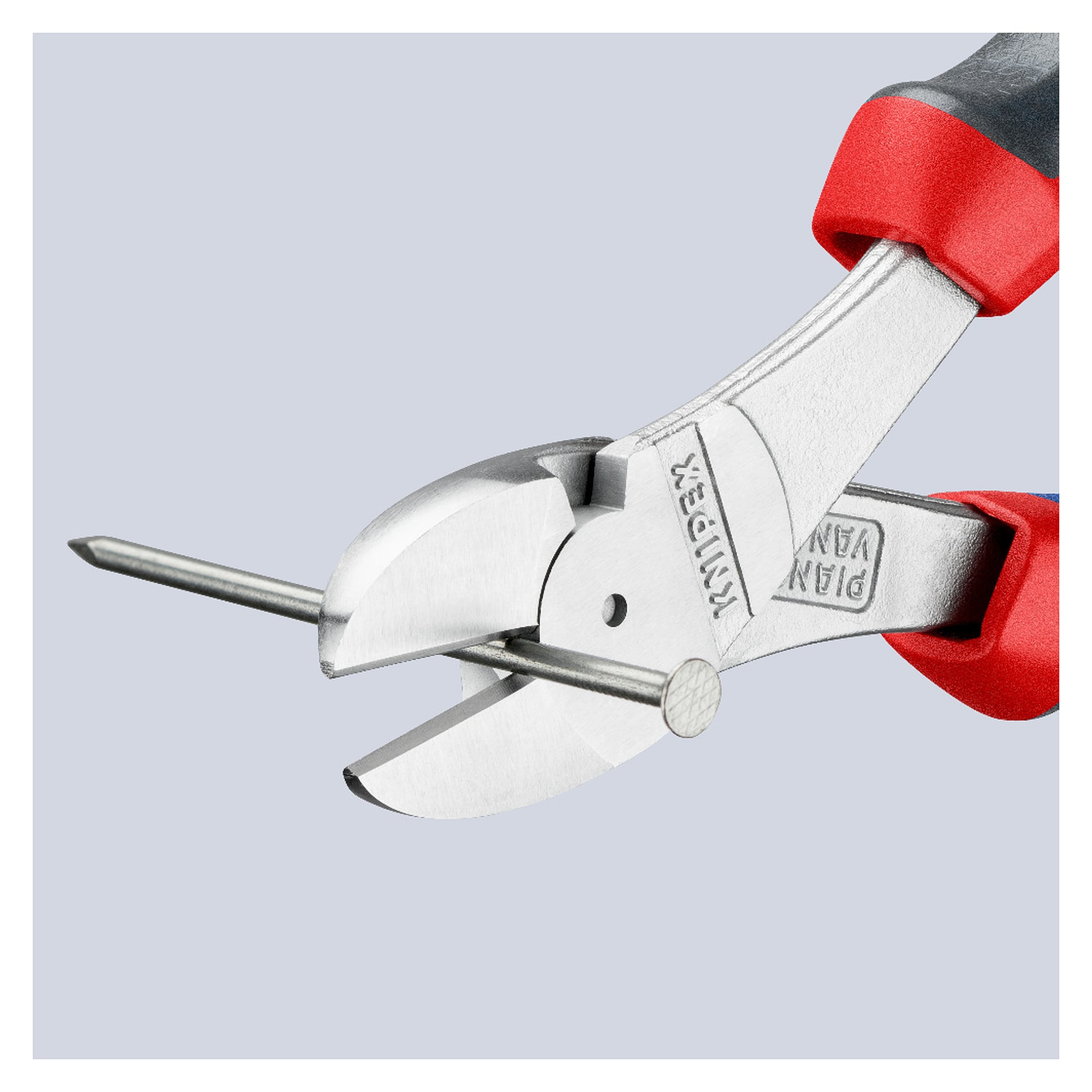 Kraft-Seitenschneider für harten Draht bis Ø 2,7 mm, Schneiden 64 HRC, 180 mm