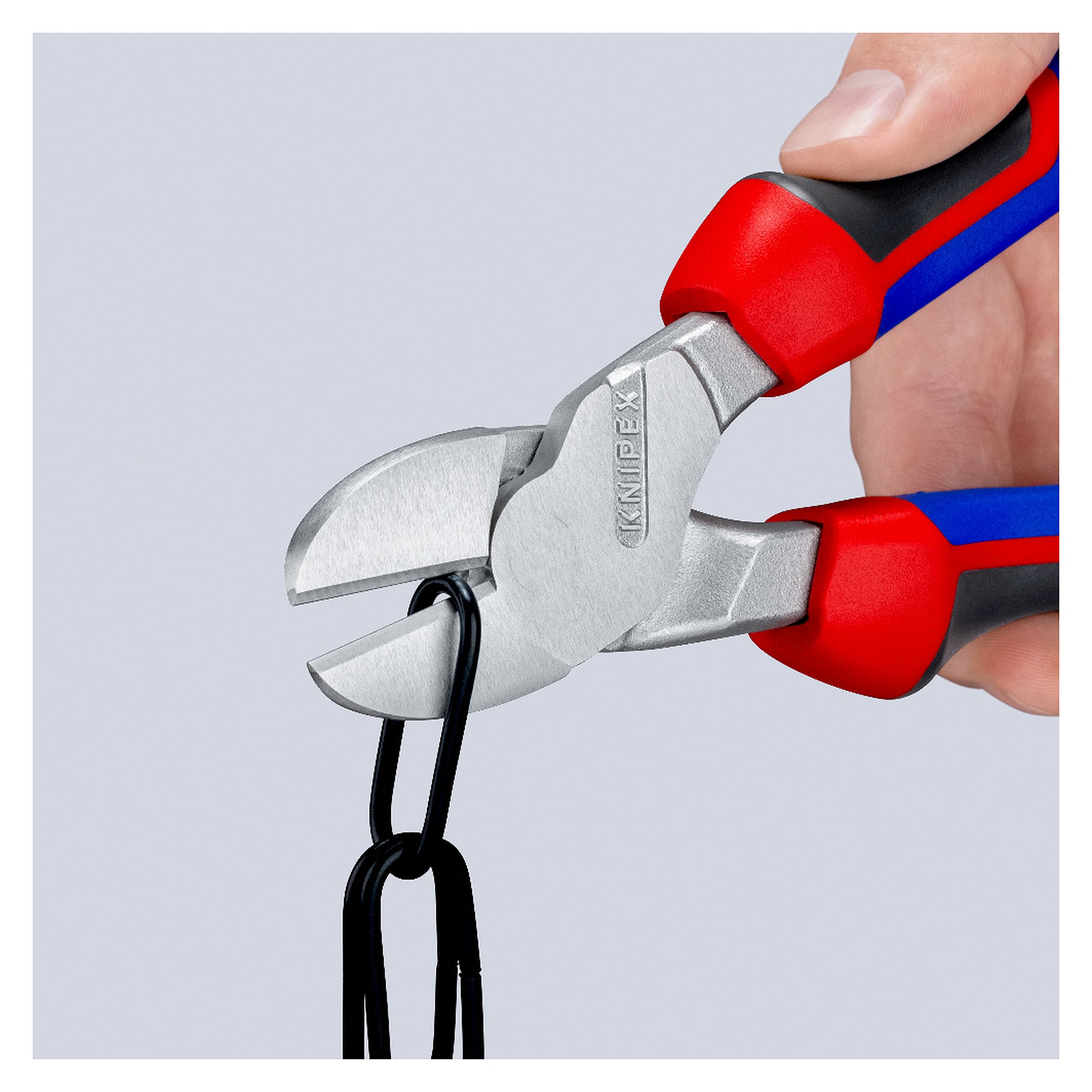High leverage diagonal cutter chrome-plated, hard wire 3.5 mm dia., comfort handles, 250 mm