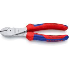 Knipex 74 05 180. Heavy-duty side cutter, chrome-plated, 180 mm