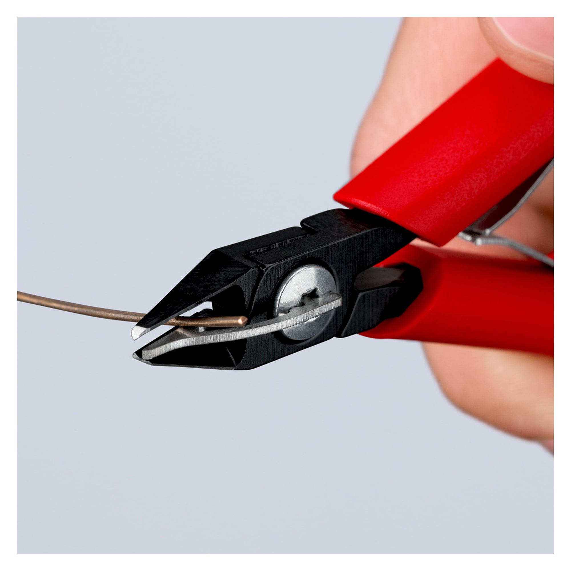 Elektronik-Seitenschneider mit geschraubtem Gelenk für Draht bis Ø 1,0 mm, 125 mm
