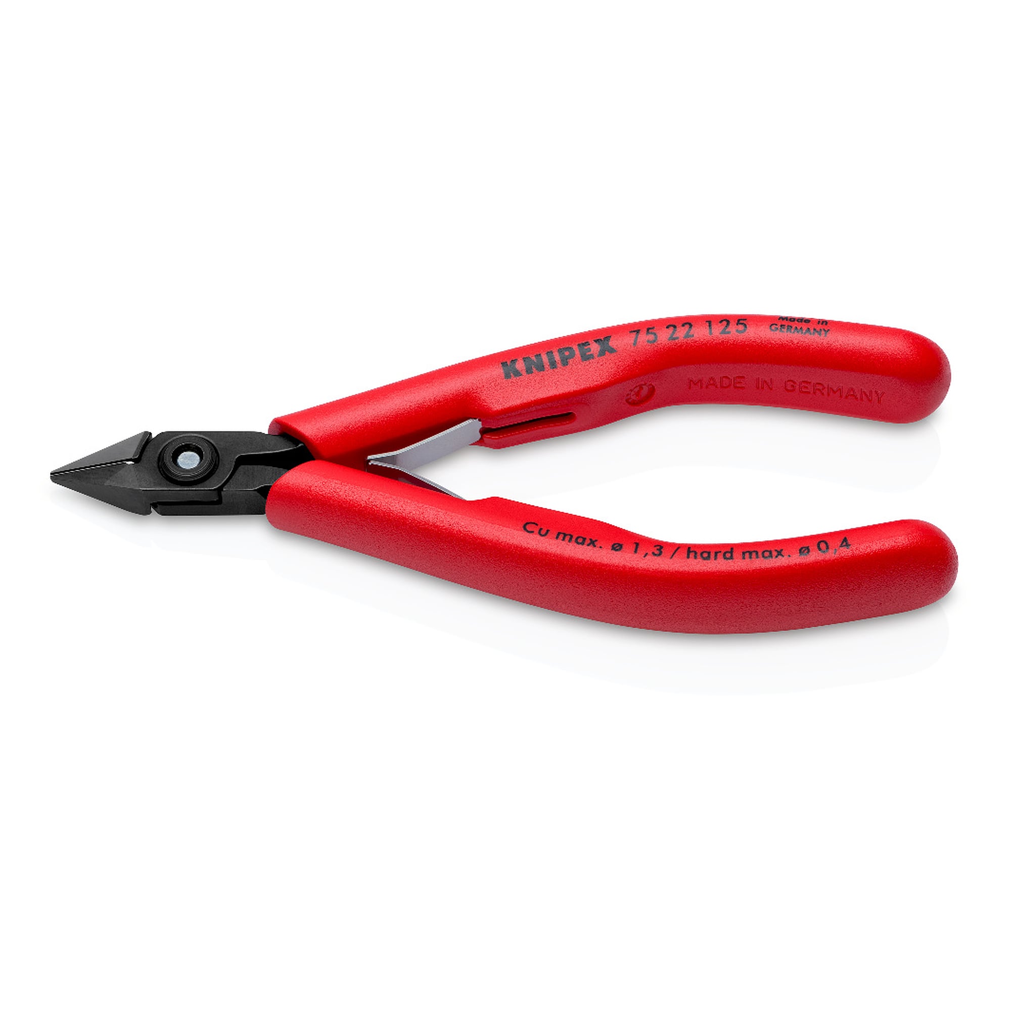 Pince coupante de côté pour l'électronique, petite facette, 125 mm