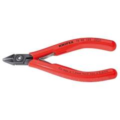 Knipex 75 02 125. Electronics side cutter, with bevel, with plastic sleeves, 125 mm