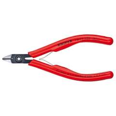 Knipex 75 12 125. Electronics side cutter, with facet and wire  clip, with plastic sleeves, 125 mm