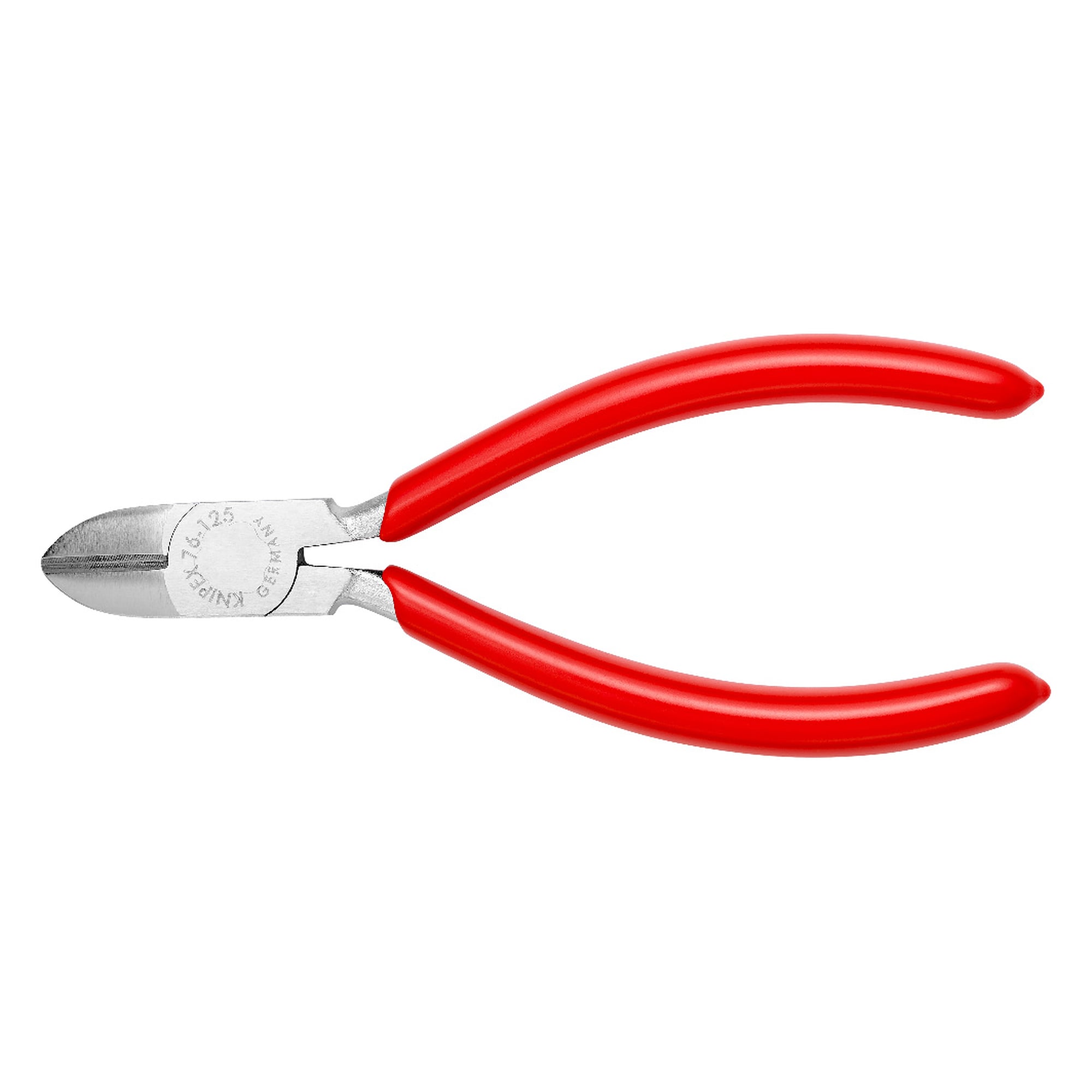Pince coupante de côté pour électromécaniciens, chromée, tranchants 63 HRC, 125 mm