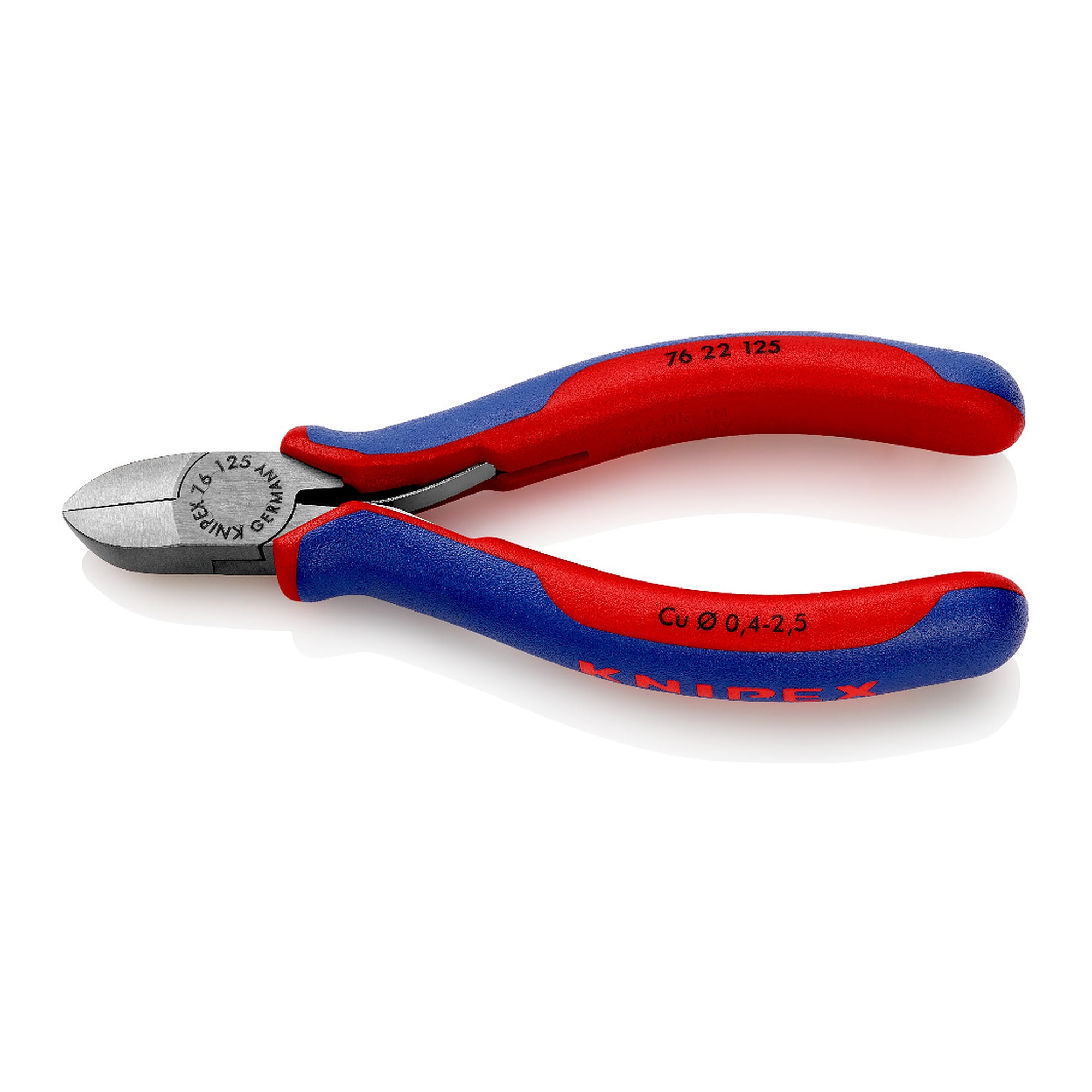 Pince coupante de côté pour électromécaniciens, fil doux jusqu'à 2,5 mm, 125 mm