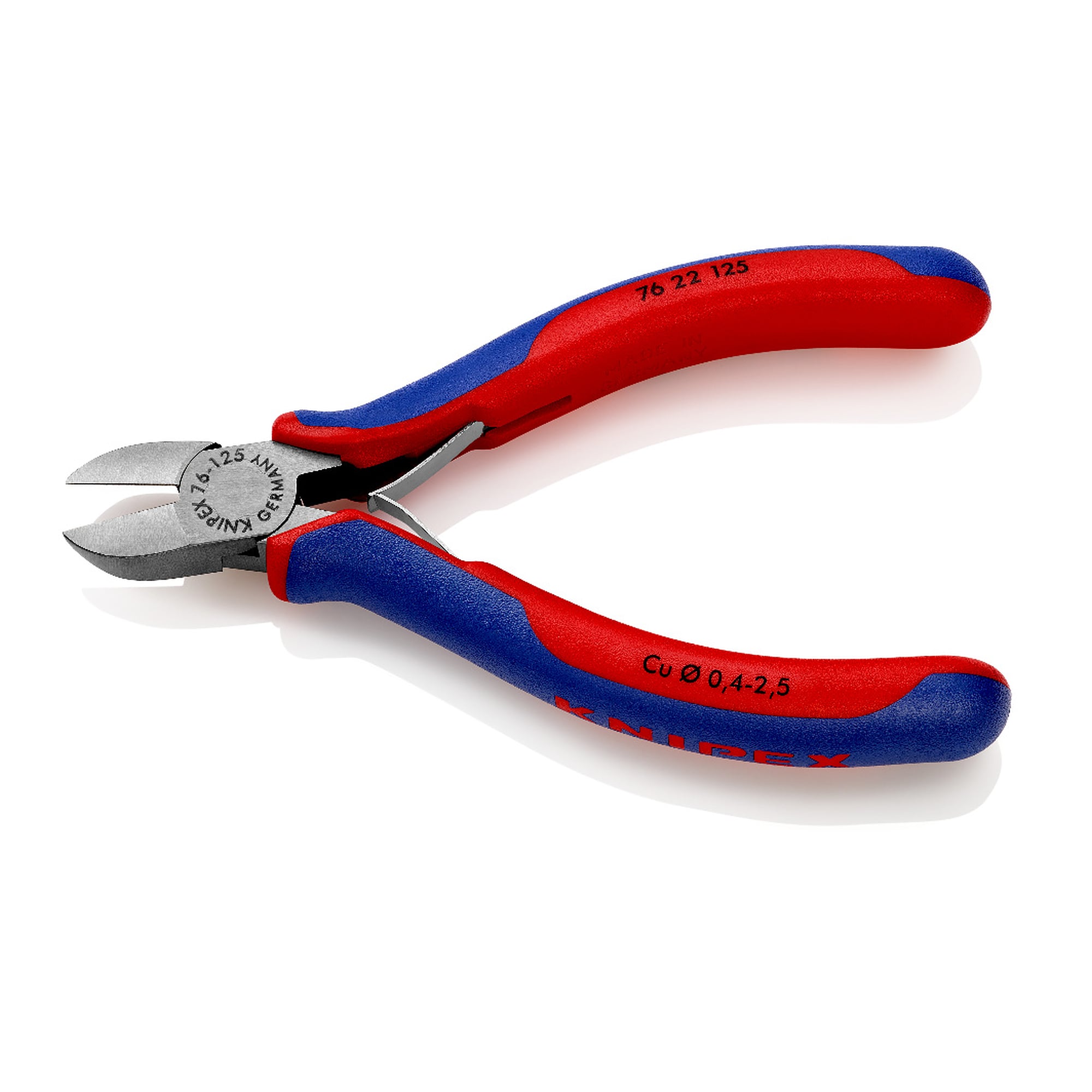 Pince coupante de côté pour électromécaniciens, fil doux jusqu'à 2,5 mm, 125 mm
