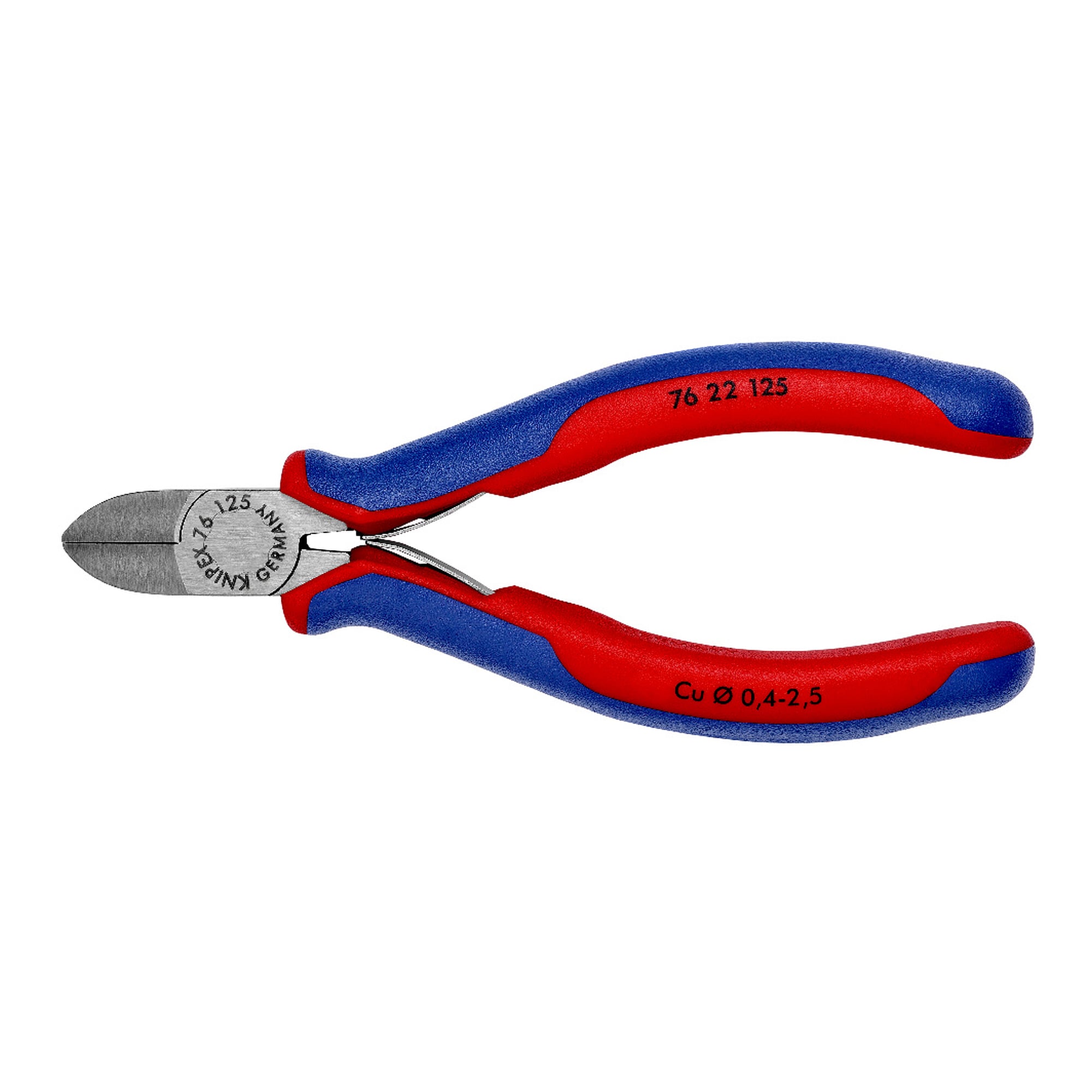 Pince coupante de côté pour électromécaniciens, fil doux jusqu'à 2,5 mm, 125 mm