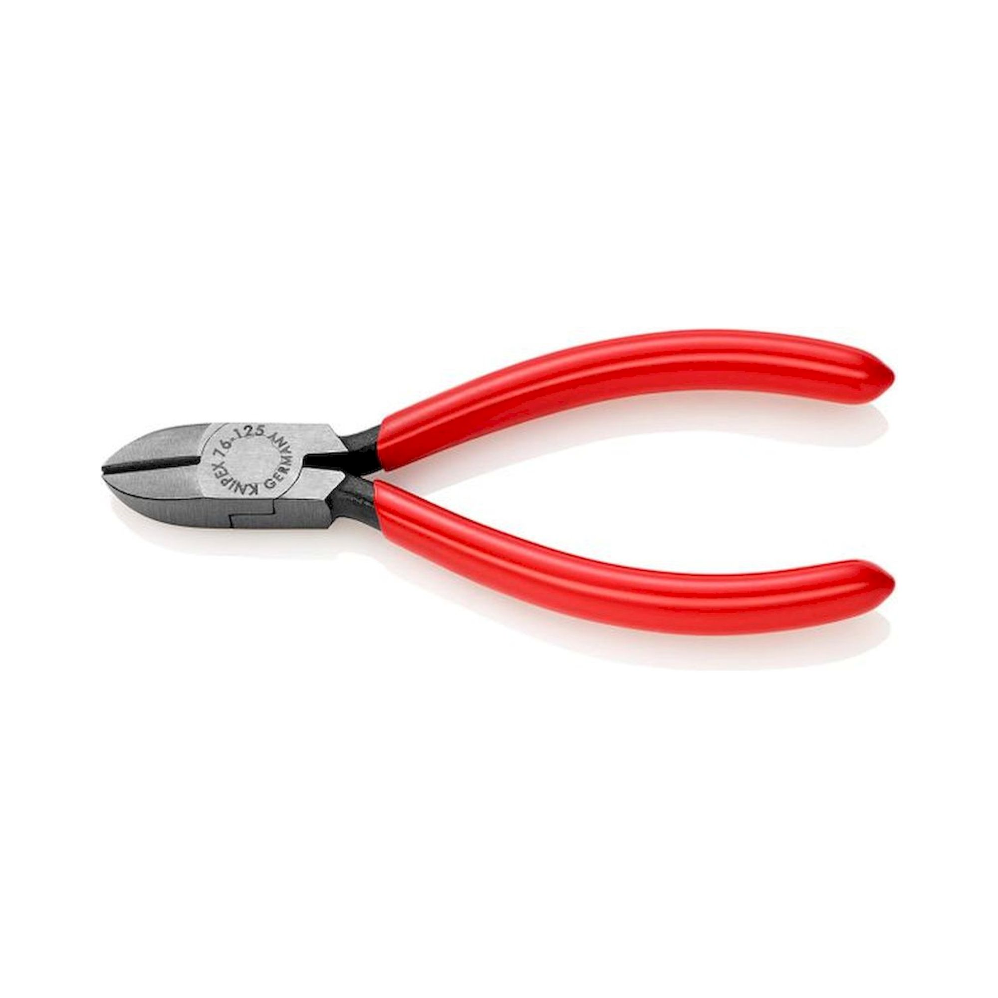 Knipex 76 01 125. Seitenschneider für Elektromechaniker, schwarz atramentiert, 125 mm