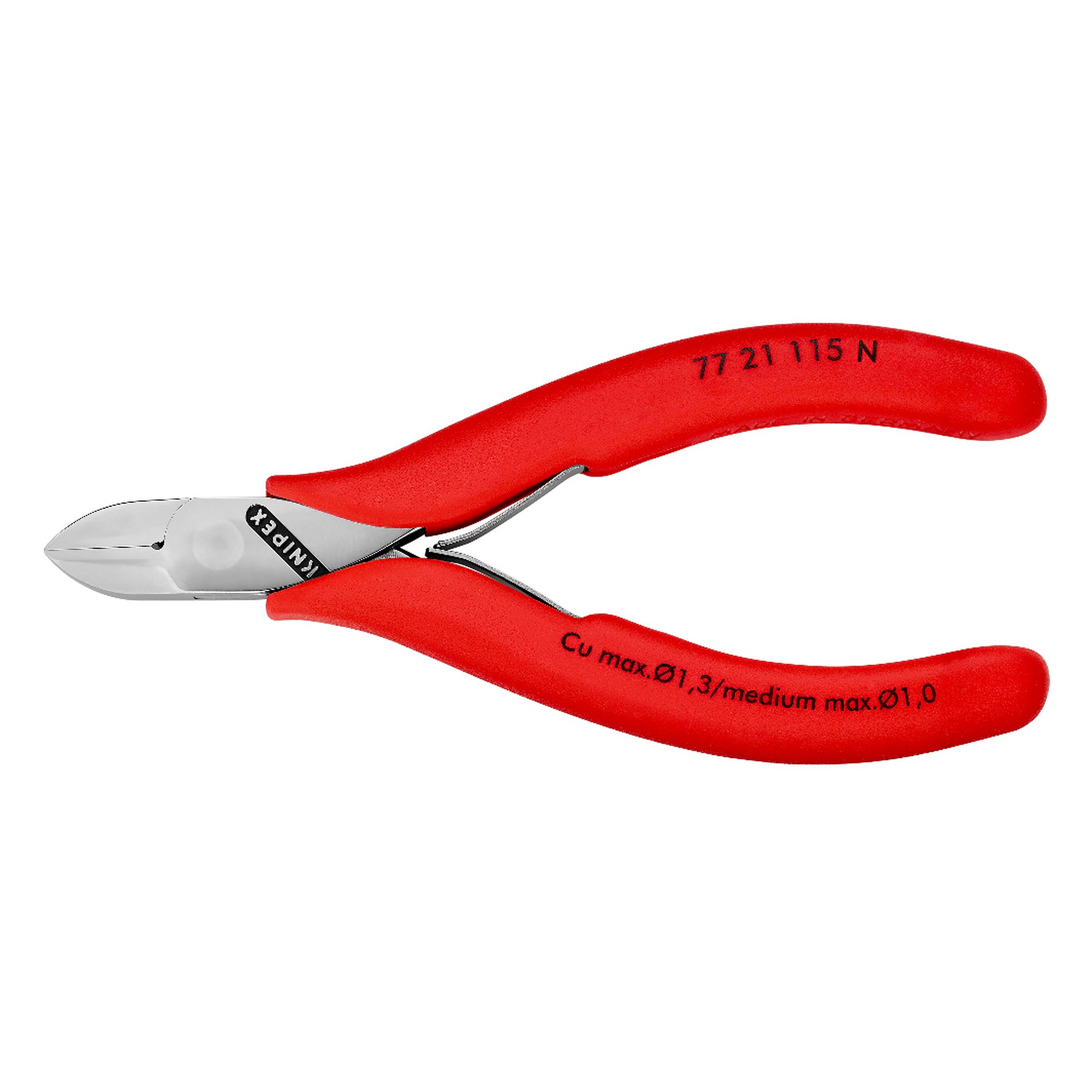 Electronics diagonal cutter for fine cutting work, box joint, 115 mm