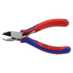Knipex 77 22 130. Electronics side cutter, ro with head with small facet, 130 mm