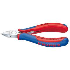 Knipex 77 42 130. Electronics side cutter, pointed, without facet, 130 mm