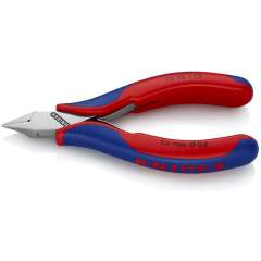 Knipex 77 72 115. Electronics side cutter, pointed mini head, with small facet, 115 mm
