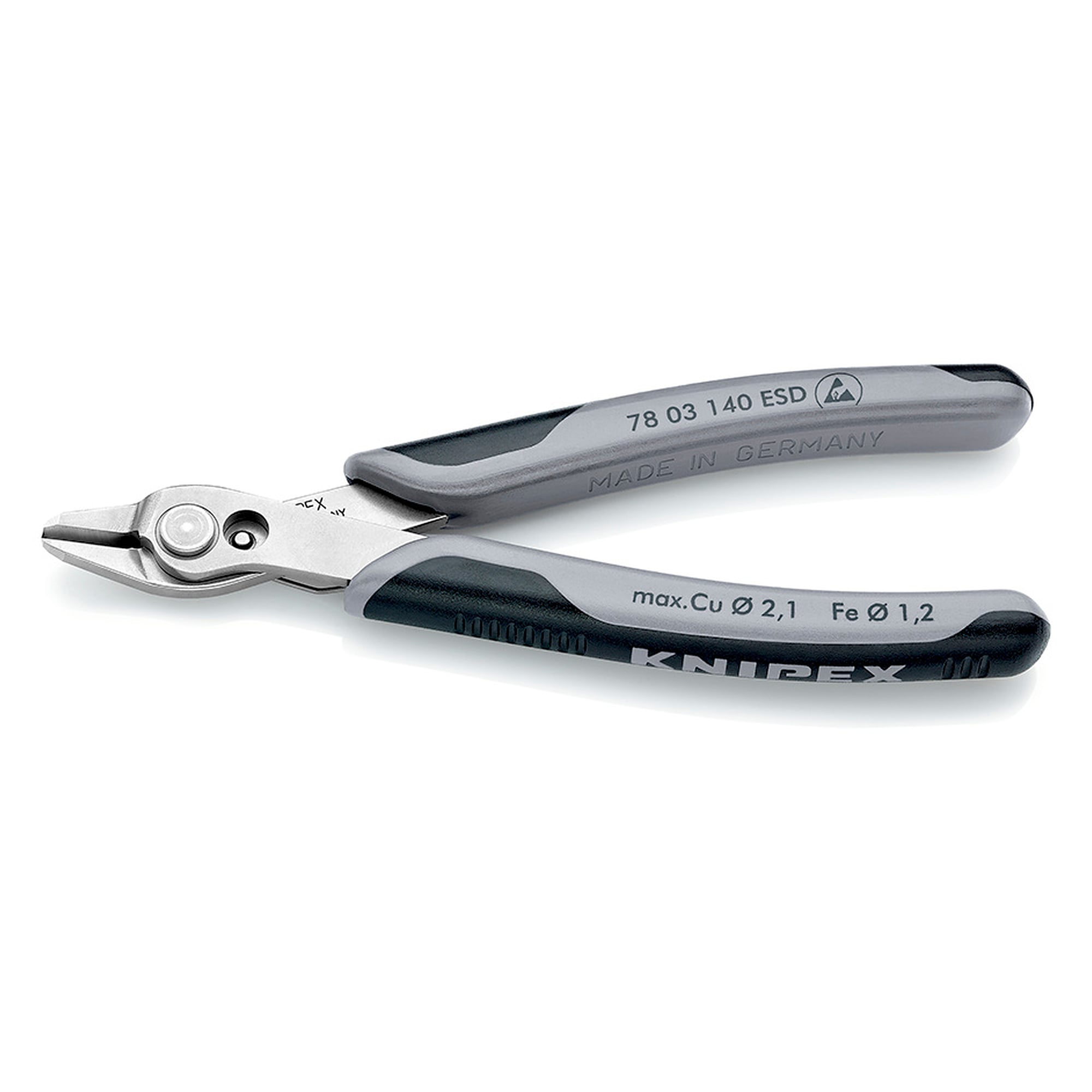 Pince coupante électronique ESD Electronic Super Knips XL selon DIN EN 61 340-5, 140 mm