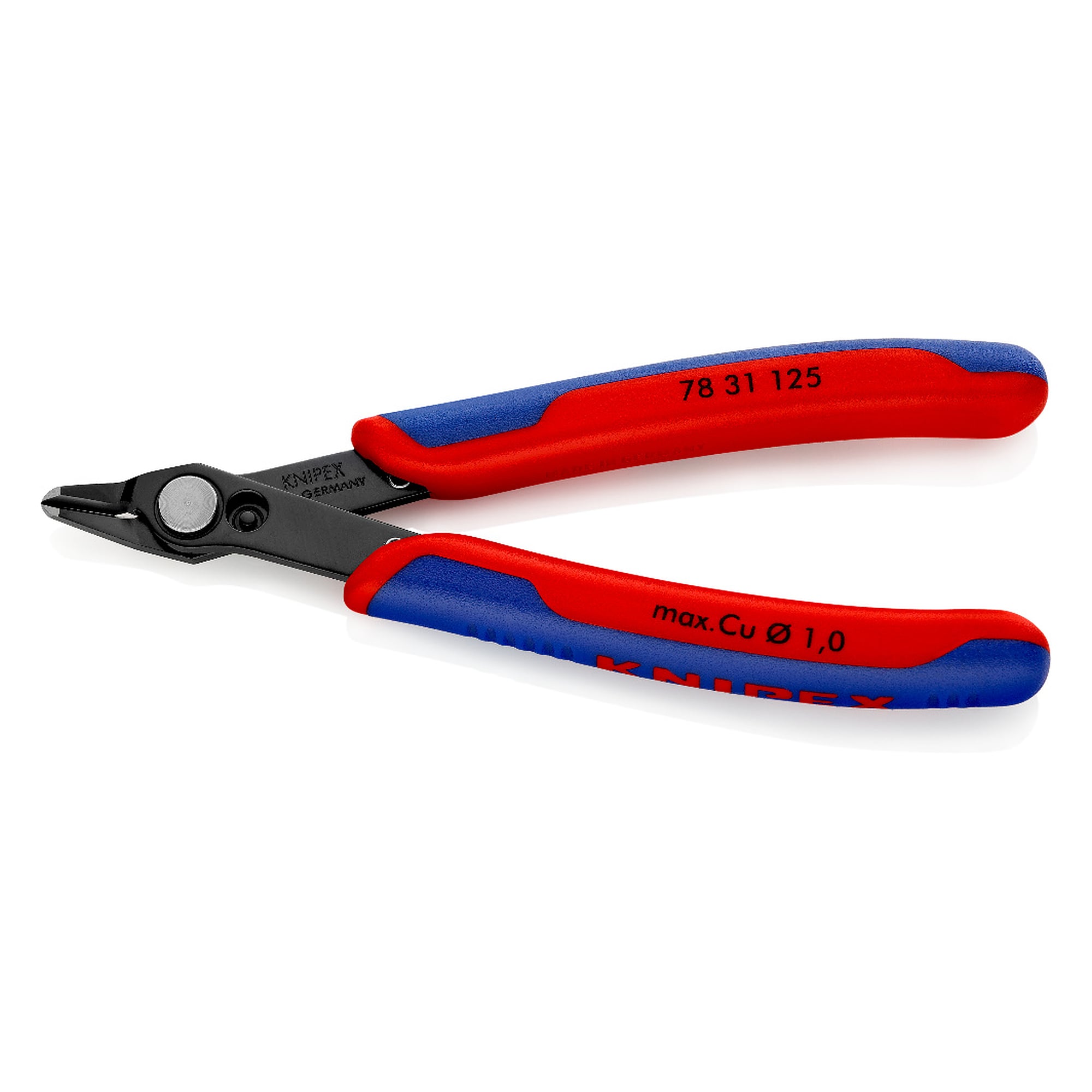 Electronic Super Knips with narrow head, edges approx. 60 HRC, 125 mm