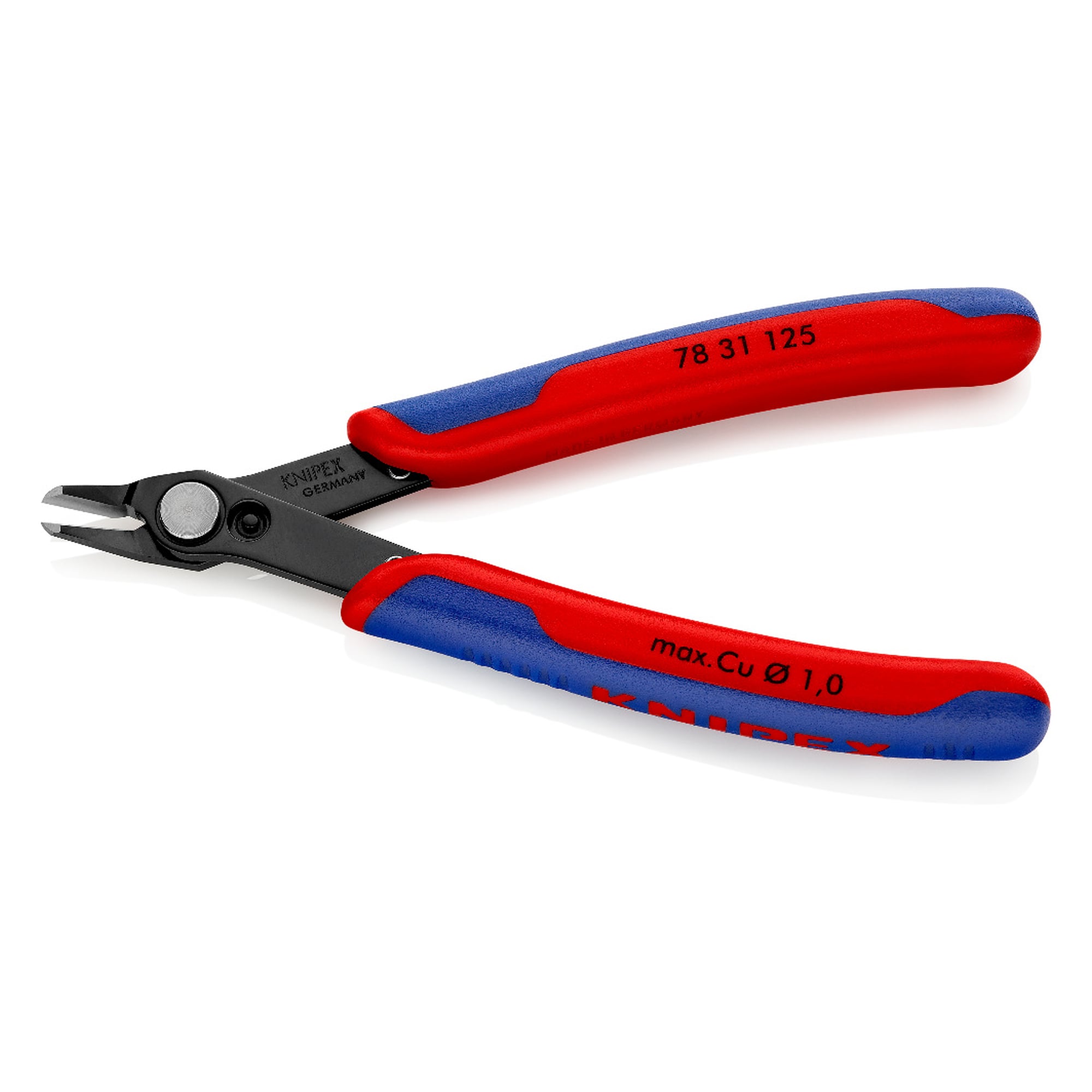 Electronic Super Knips with narrow head, edges approx. 60 HRC, 125 mm