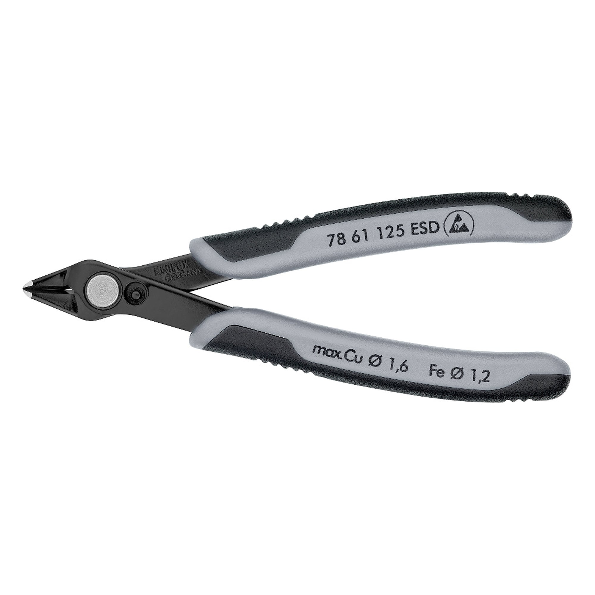 Electronic Super Knips ESD Präzisions-Seitenschneider, ableitende Griffe, 125 mm