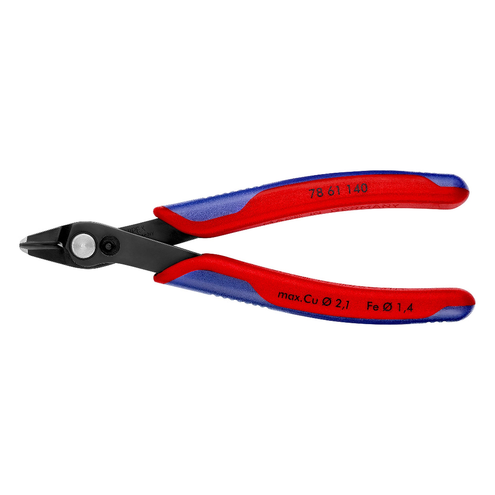 Pince coupante électronique Electronic Super Knips XL, brunie, tranchants 64 HRC, 140 mm