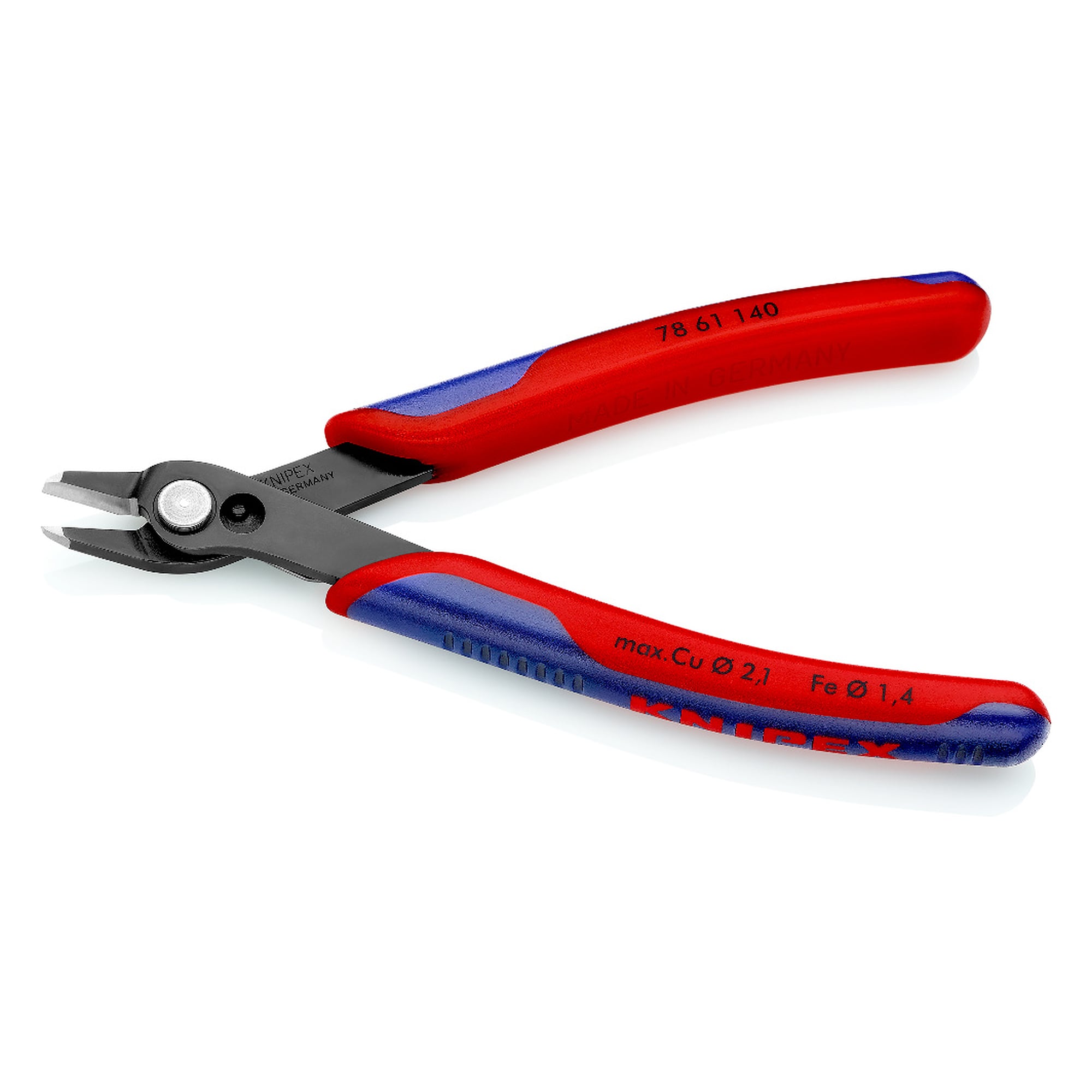 Pince coupante électronique Electronic Super Knips XL, brunie, tranchants 64 HRC, 140 mm