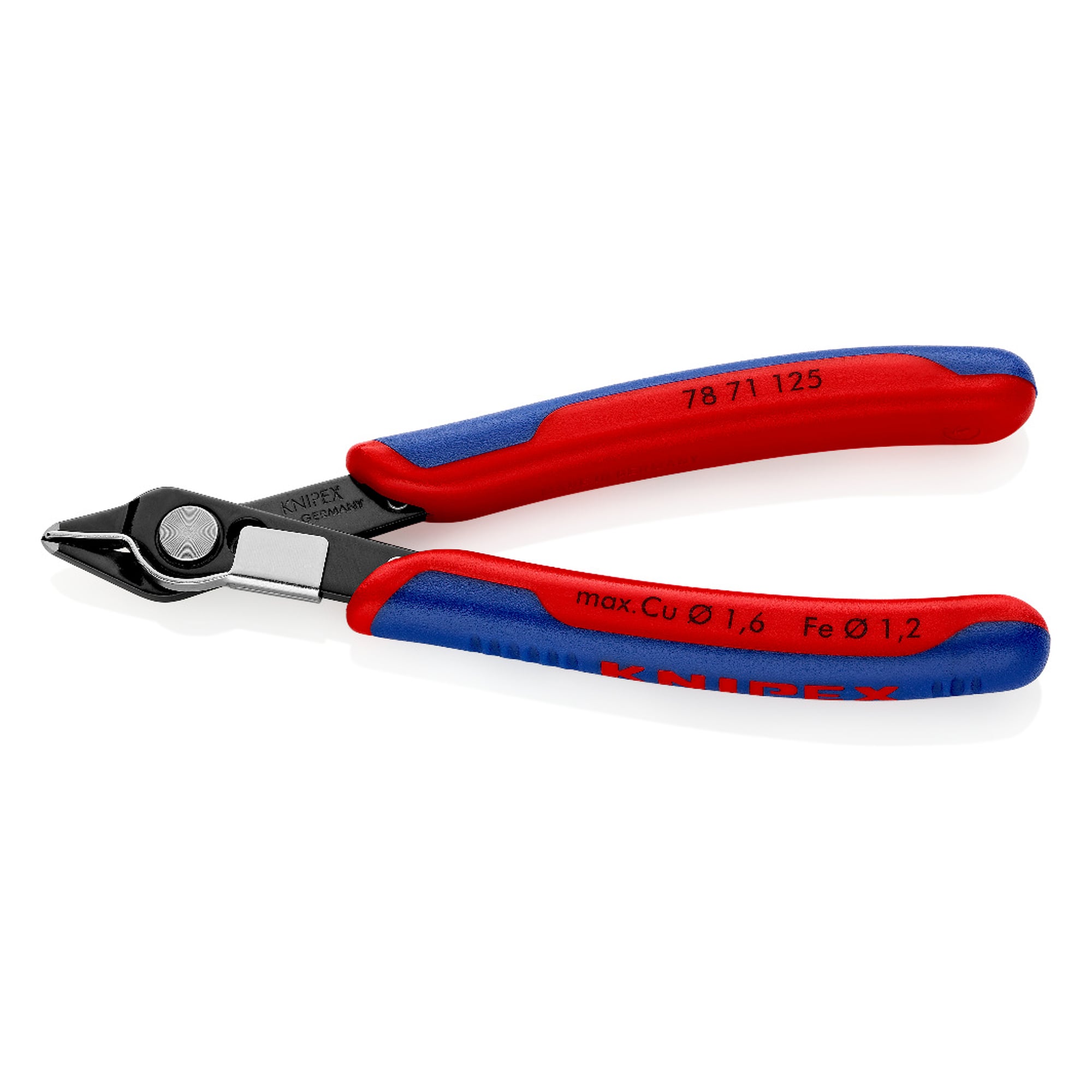 Electronic Super Knips with wire clamp, edges approx. 62 HRC, 125 mm