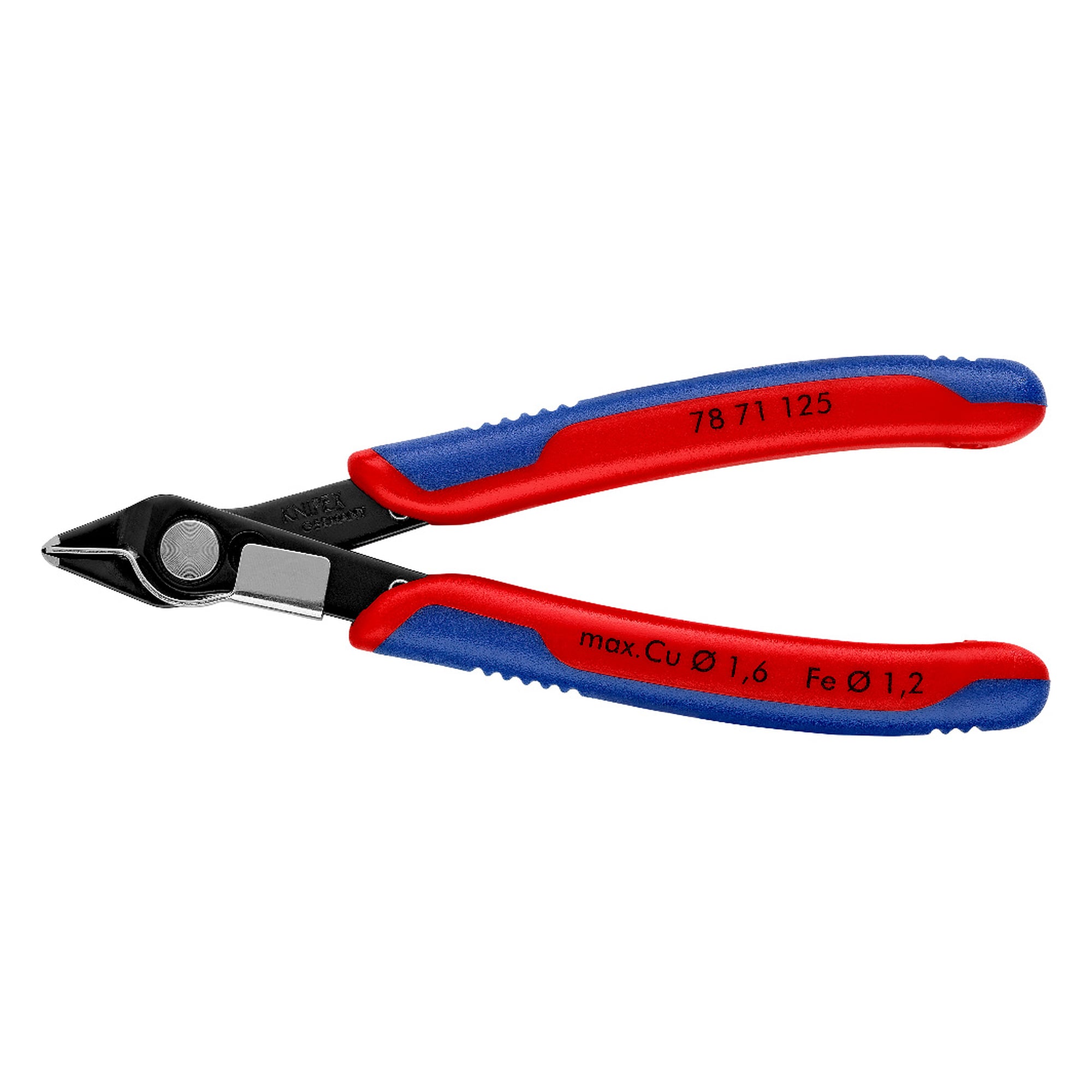 Electronic Super Knips with wire clamp, edges approx. 62 HRC, 125 mm