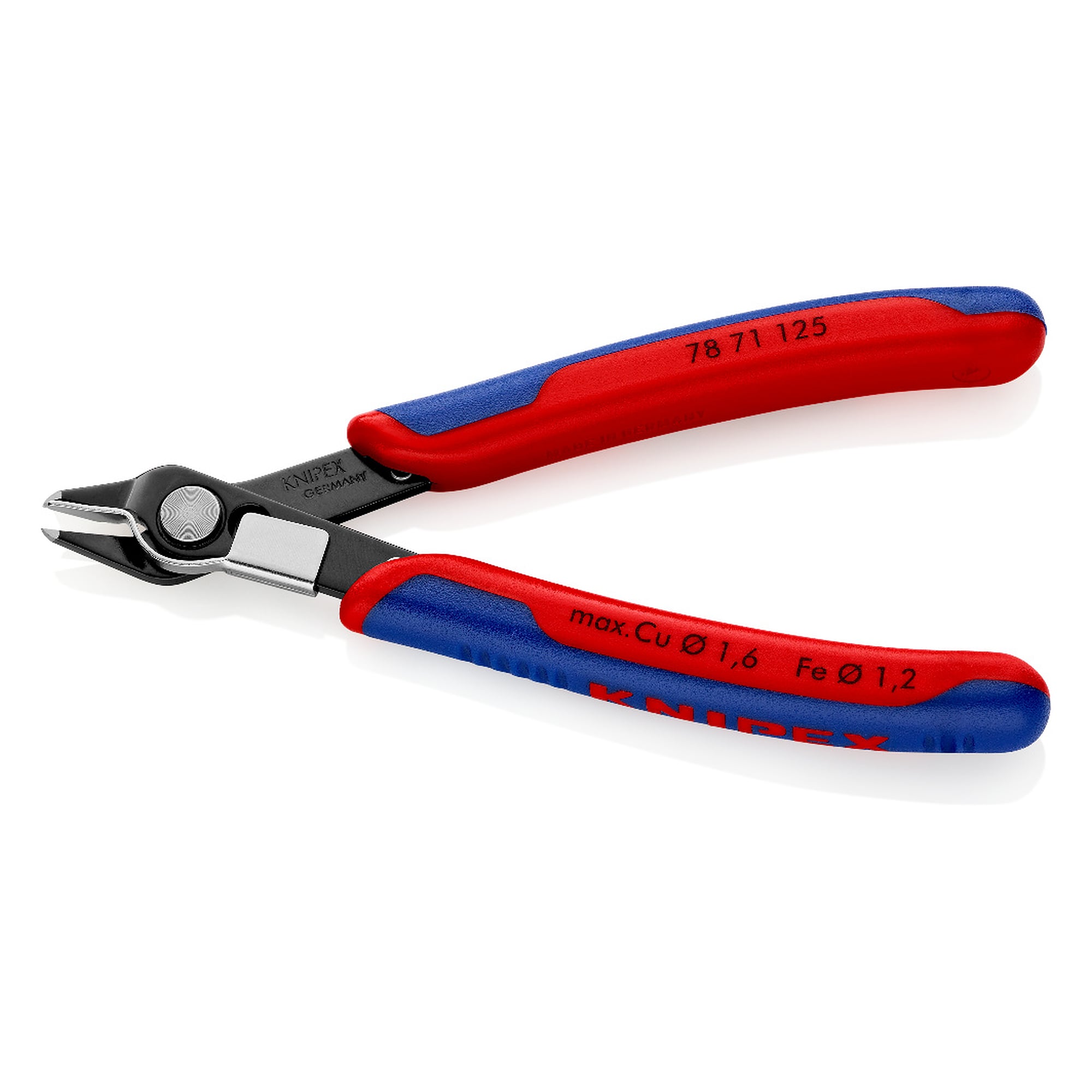 Electronic Super Knips with wire clamp, edges approx. 62 HRC, 125 mm