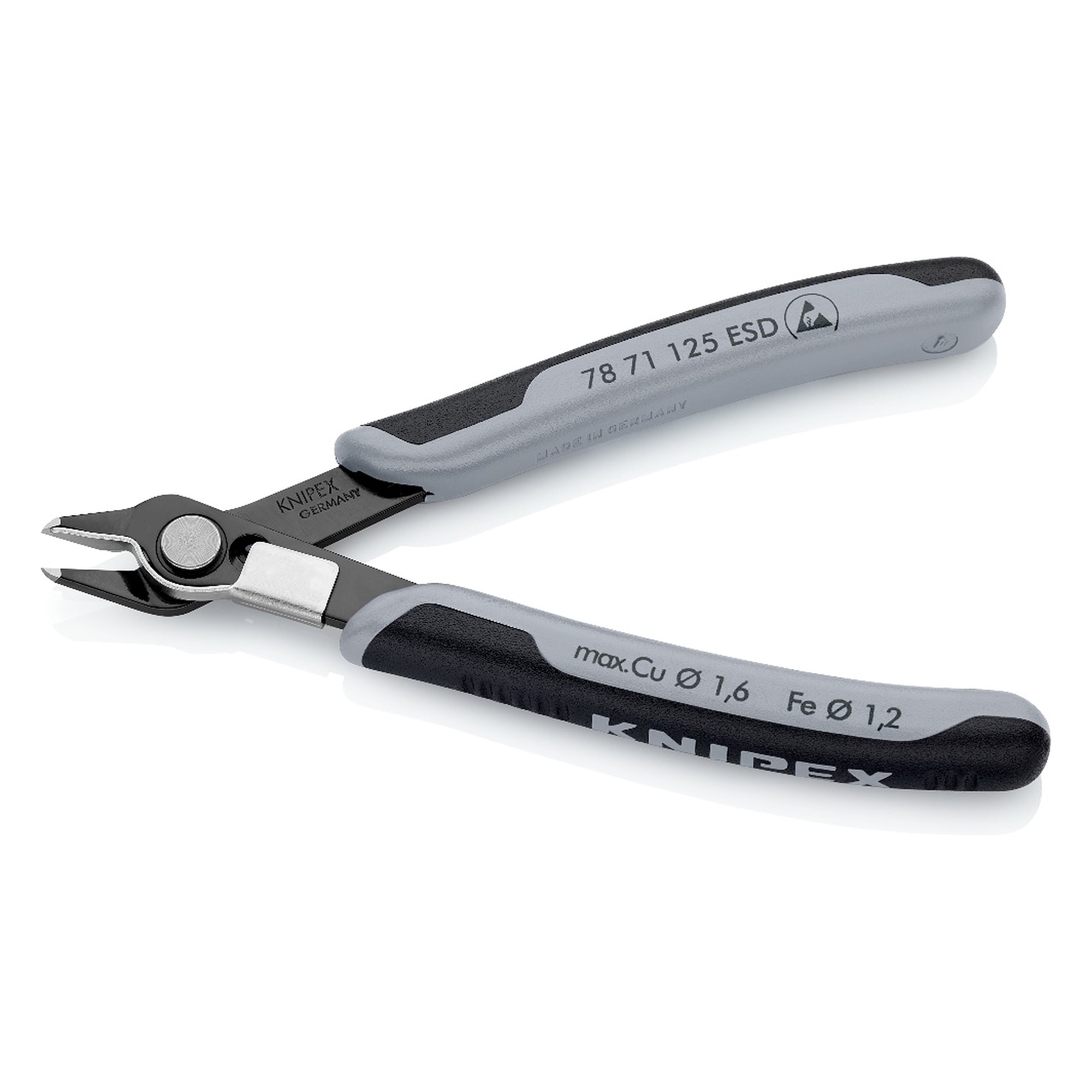 Electronic Super Knips ESD, pince coupante de précision avec serre-fils, 125 mm