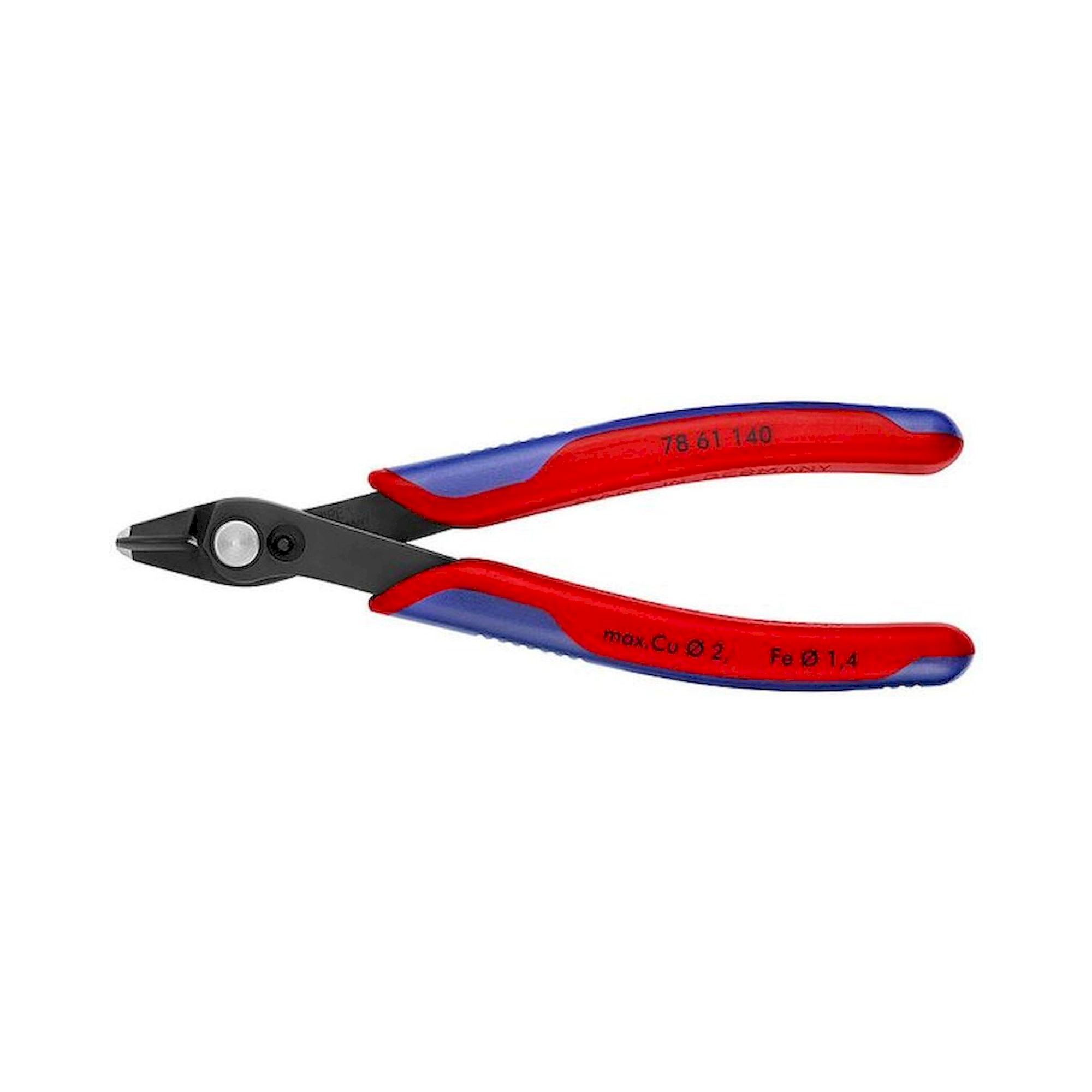 Knipex 78 61 140. Electronic-Super-Knips XL, Seitenschneider, fein, Glasfaser, 140 mm