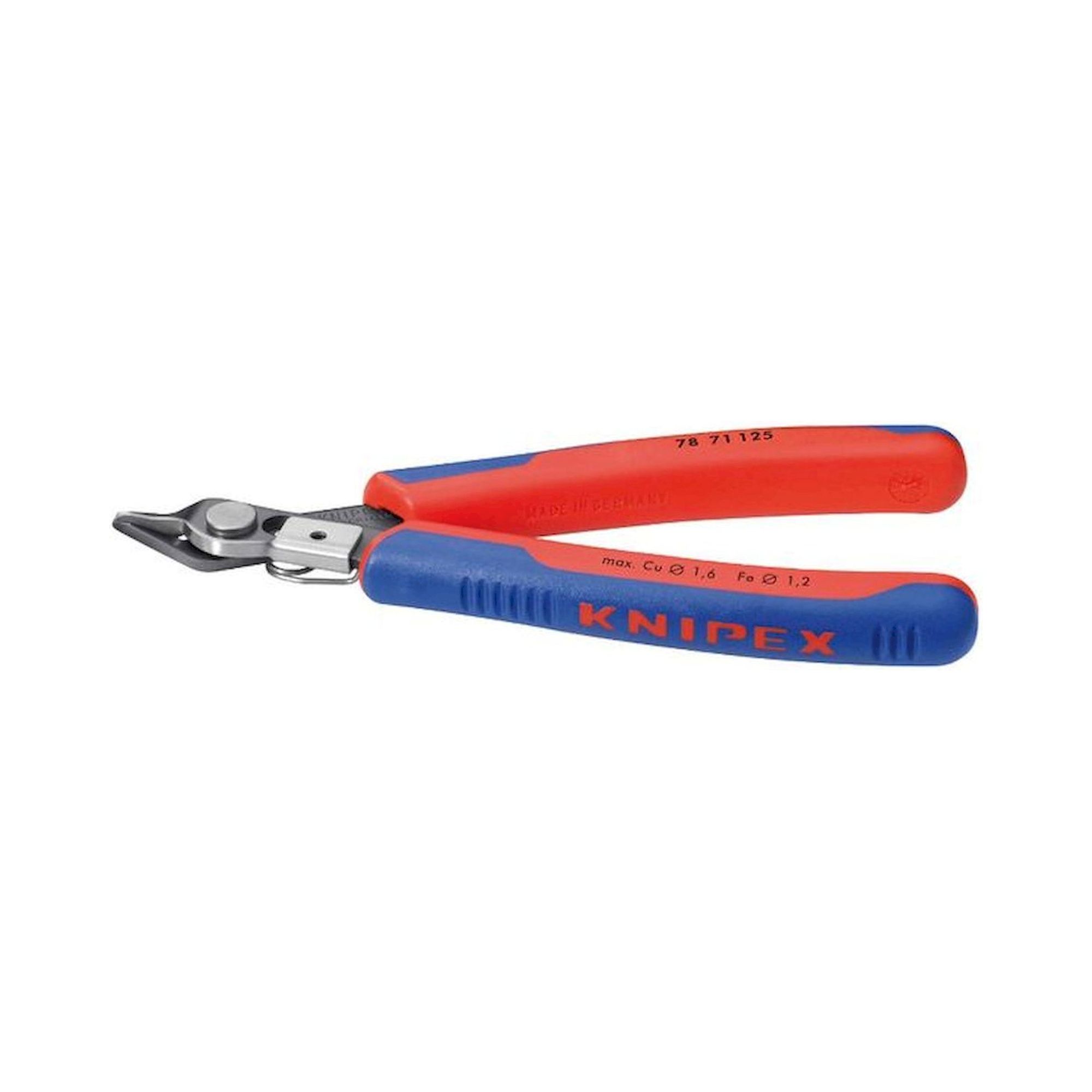 Knipex 78 71 125. Electronic-Super-Knips®, Seitenschneider für Glasfaser, 125 mm