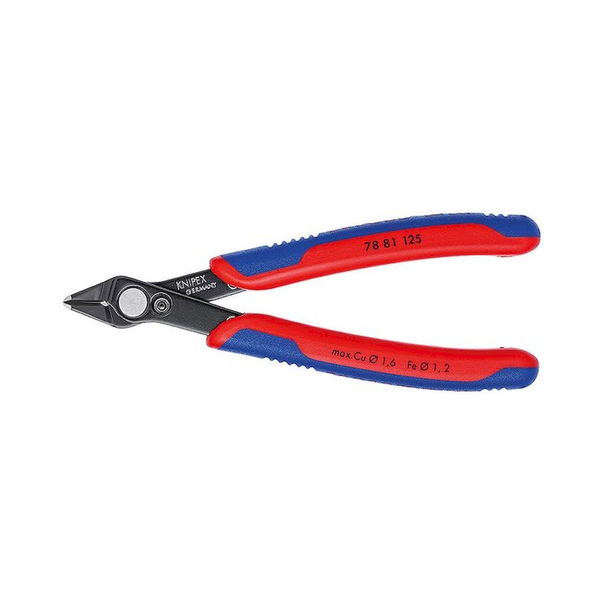 Knipex 78 81 125. Electronic-Super-Knips, side cutter, fine, 125 mm
