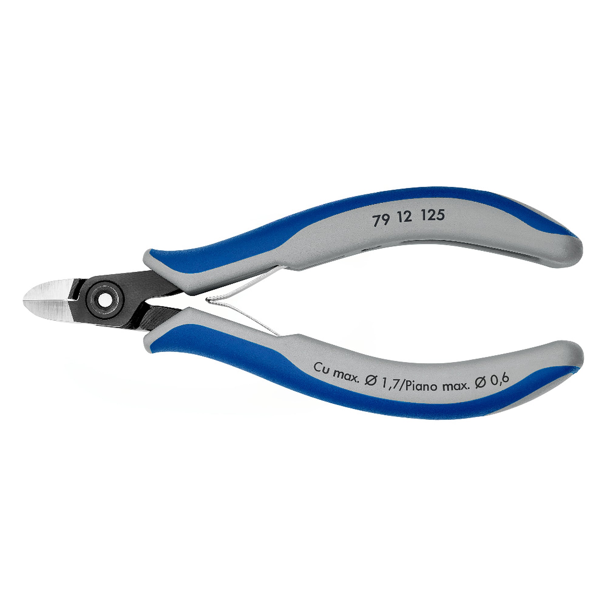 Präzisions-Elektronik-Seitenschneider für harten Draht bis Ø 1,0 mm, 125 mm