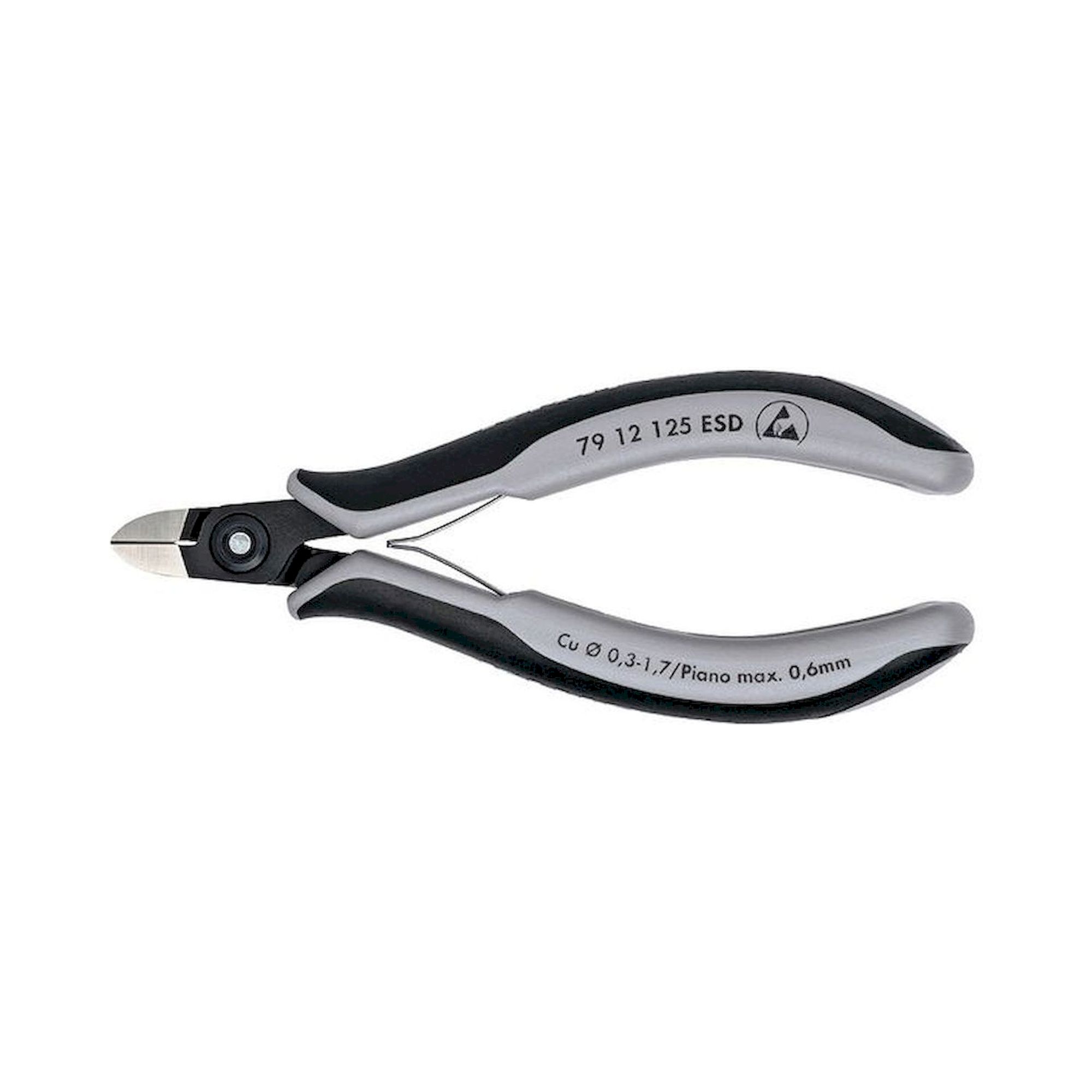 Knipex 79 12 125. Precision electronics side cutter, 125 mm
