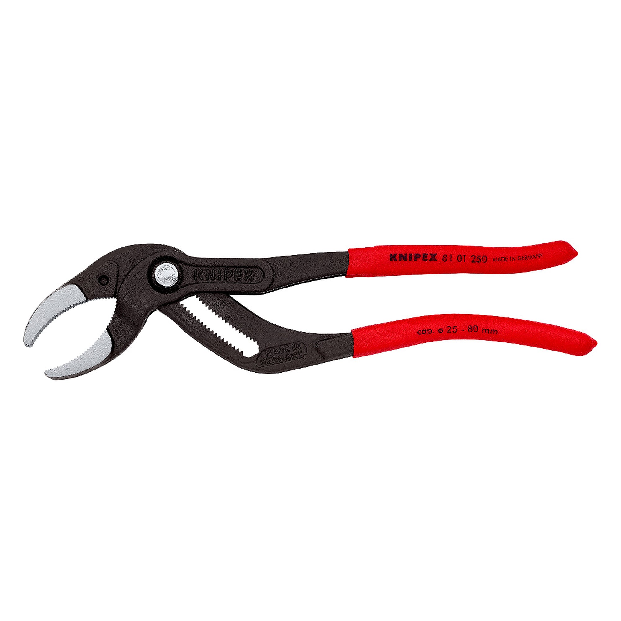 Pince pour siphons et connecteurs SpeedGrip à mâchoires dentelées, Ø 25 - 80 mm, 250 mm